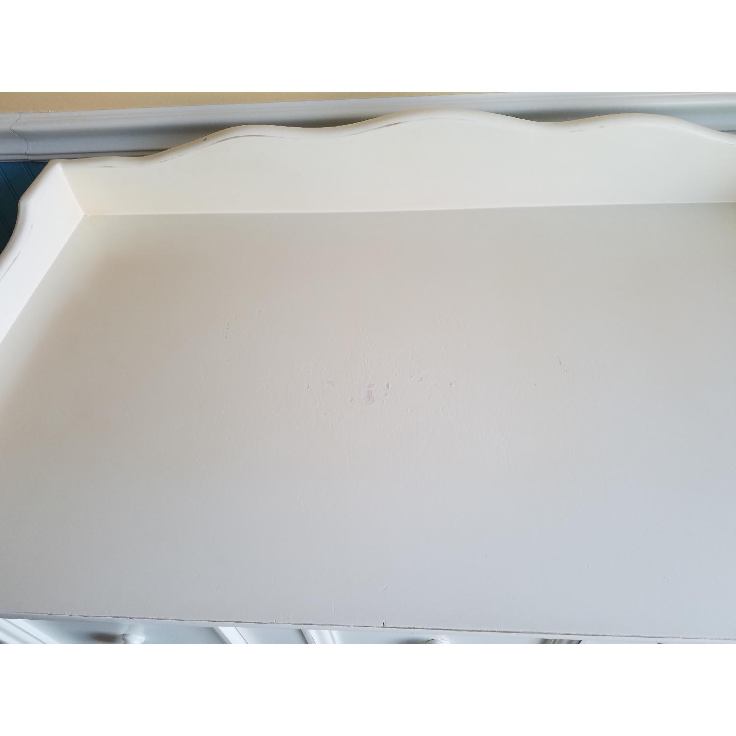 Distressed Antique White Vintage Changing Table/Dresser - image-2