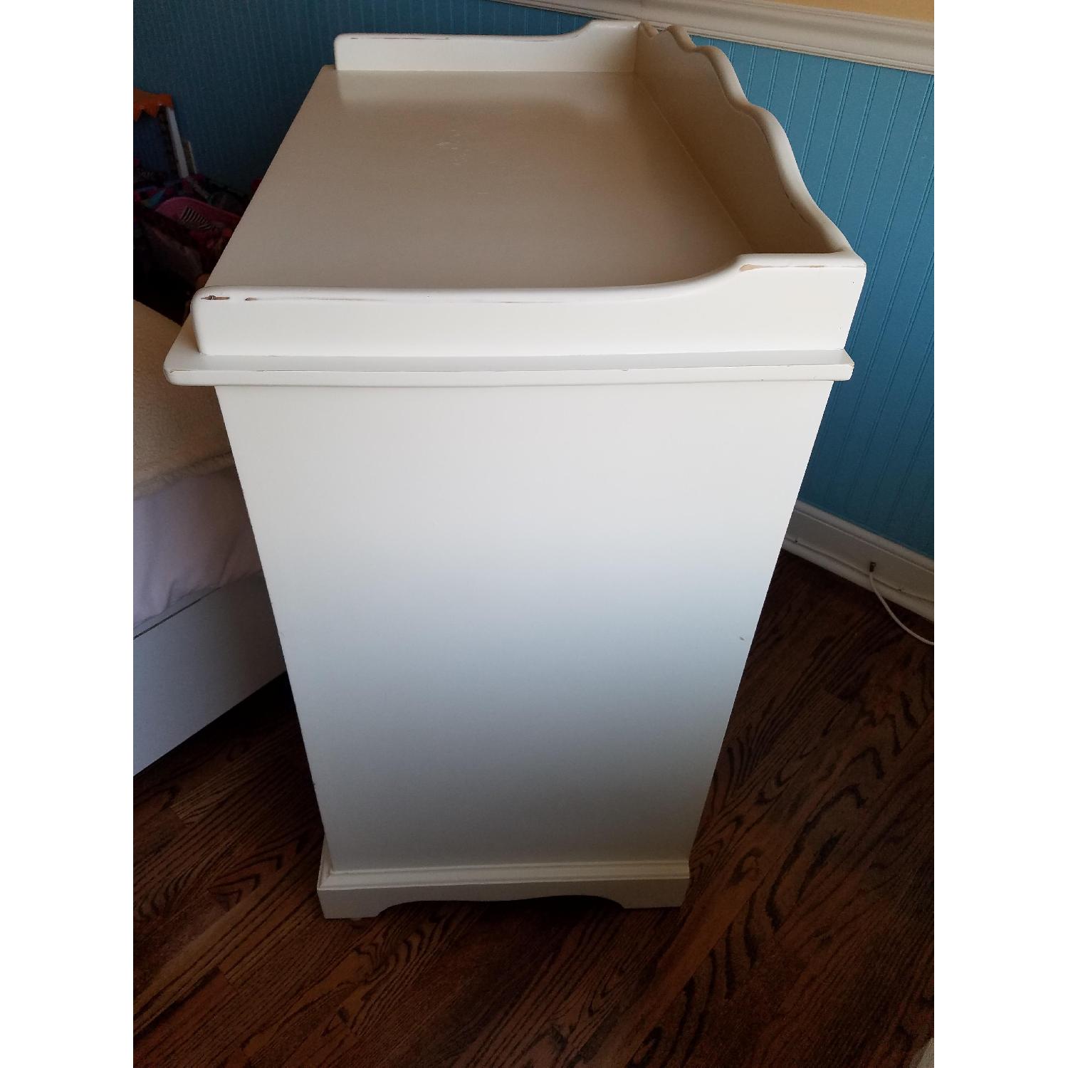 Distressed Antique White Vintage Changing Table/Dresser - image-4