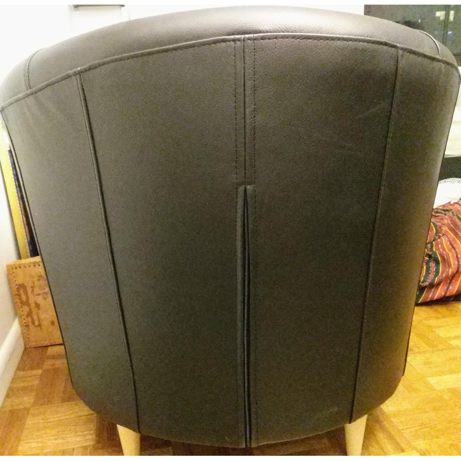 Ikea Tullsta Leather Armchair - image-4