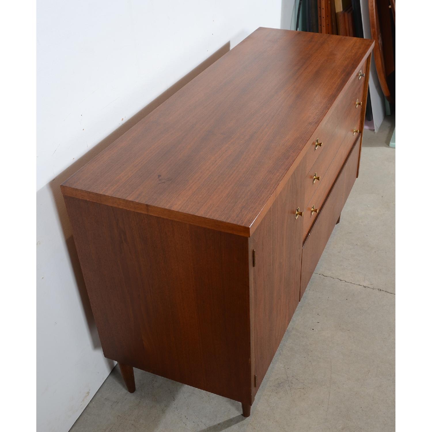 Bassett Walnut Mid Century Modern Credenza/Dresser - image-2