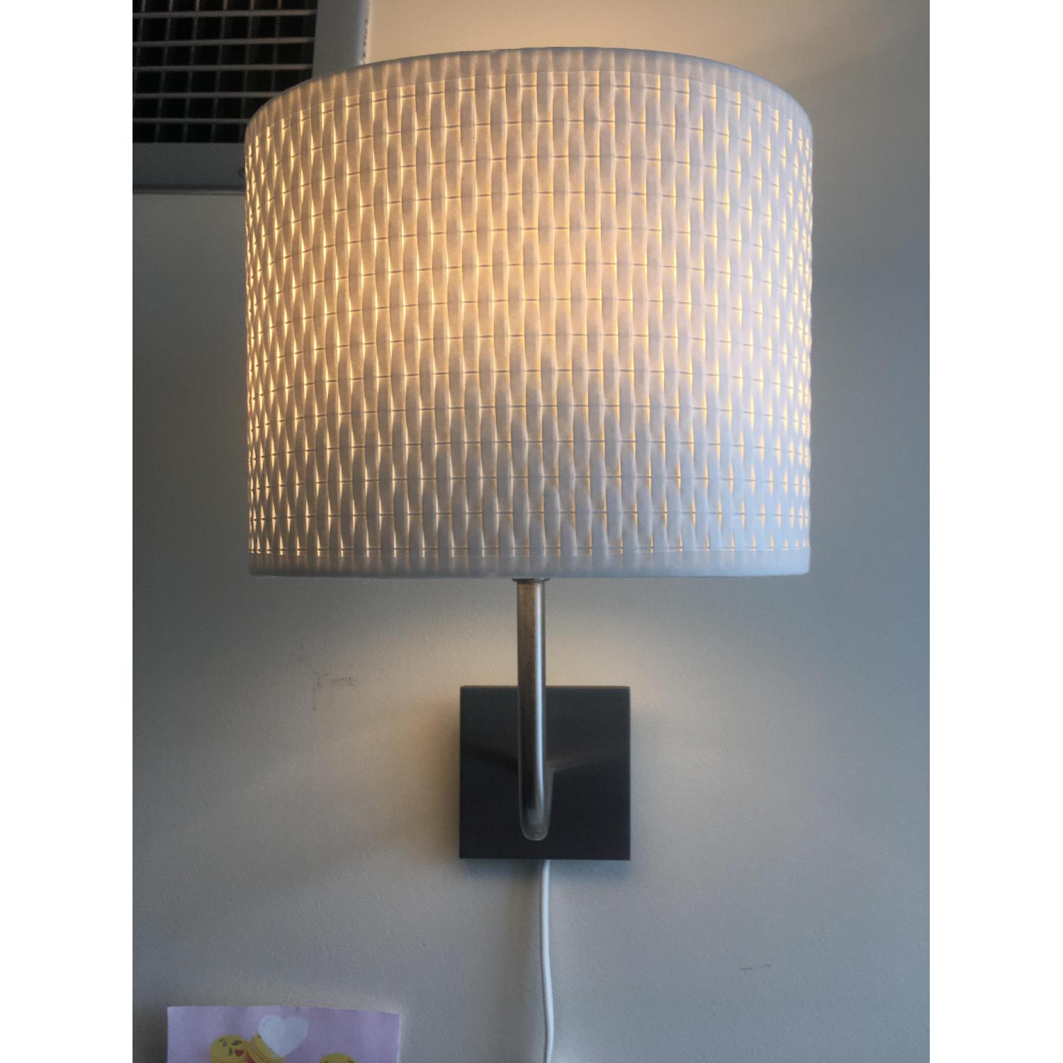 Ikea Basket Weave Wall Sconce - image-1