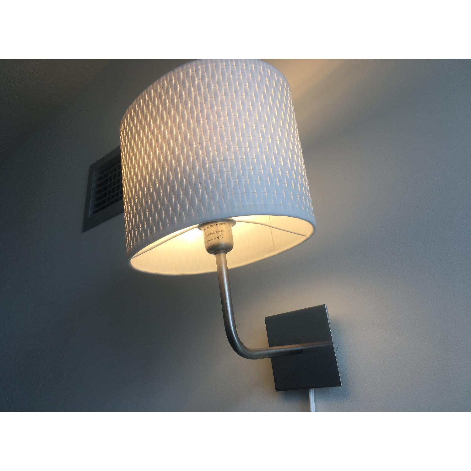 Ikea Basket Weave Wall Sconce - image-2
