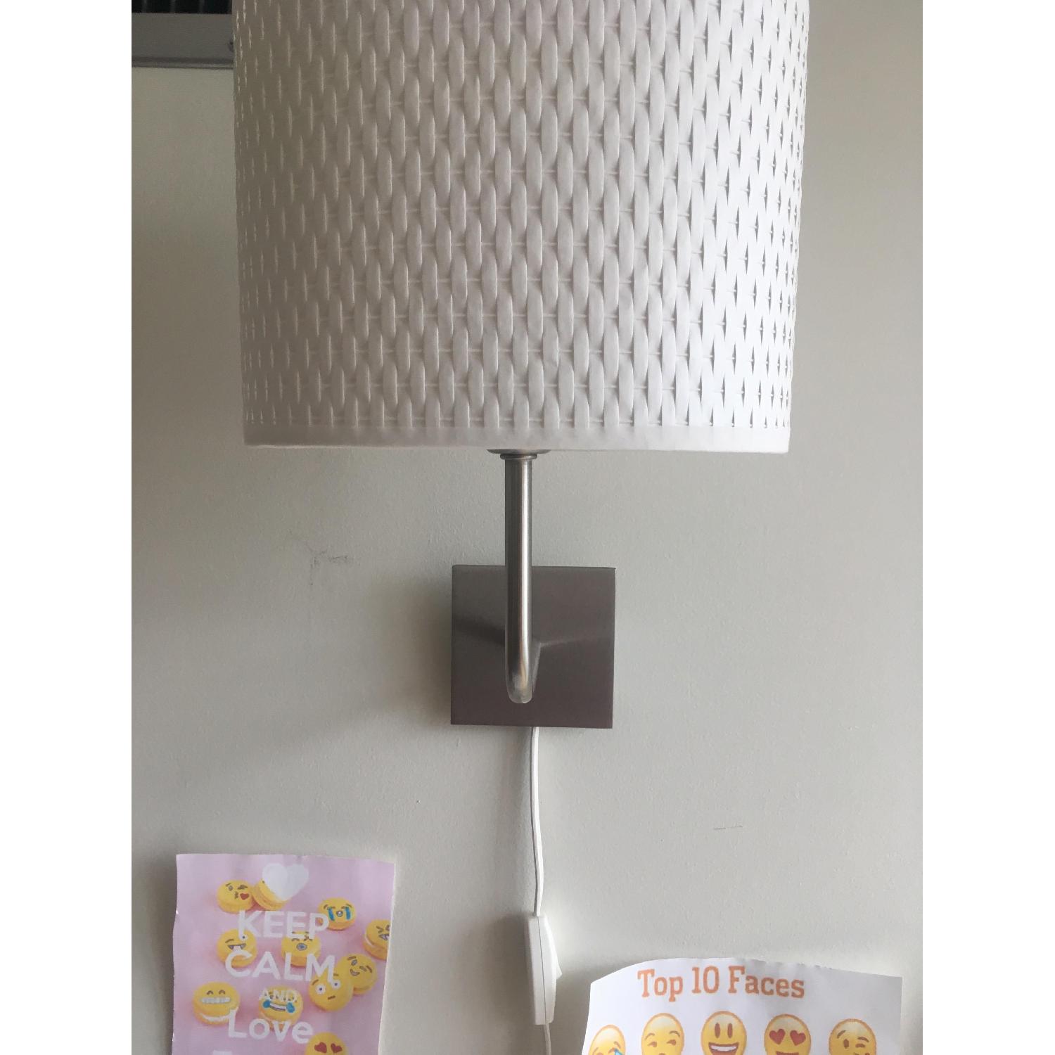 Ikea Basket Weave Wall Sconce - image-3
