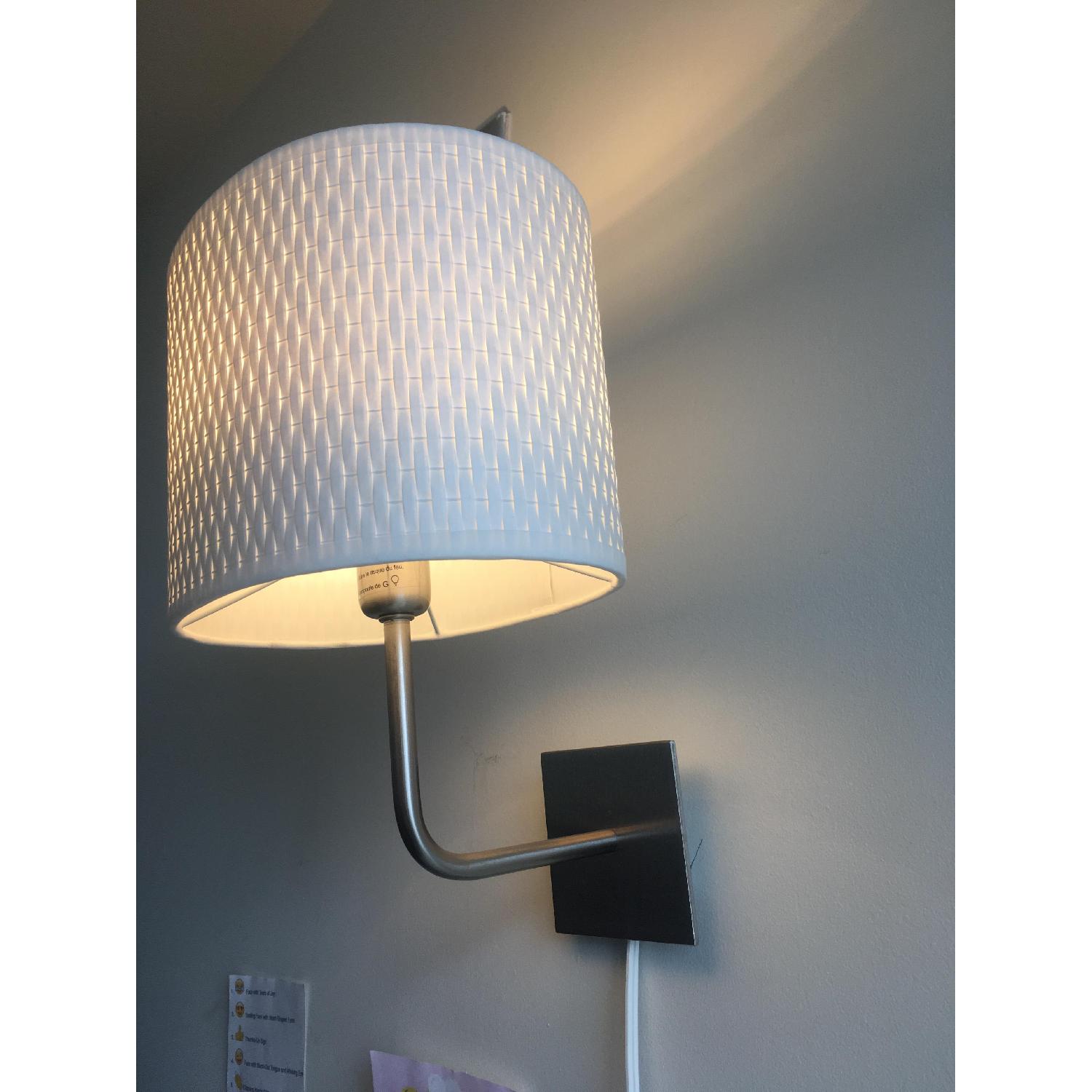 Ikea Basket Weave Wall Sconce - image-4