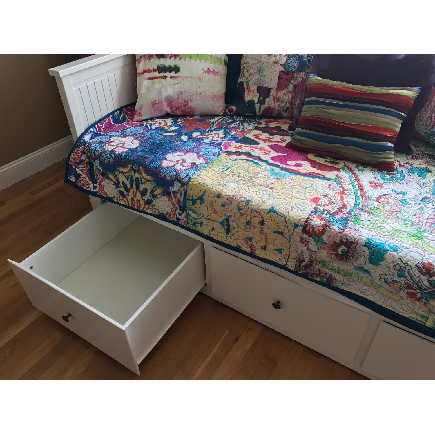 Ikea Convertible Daybed Frame w/ Storage AptDeco