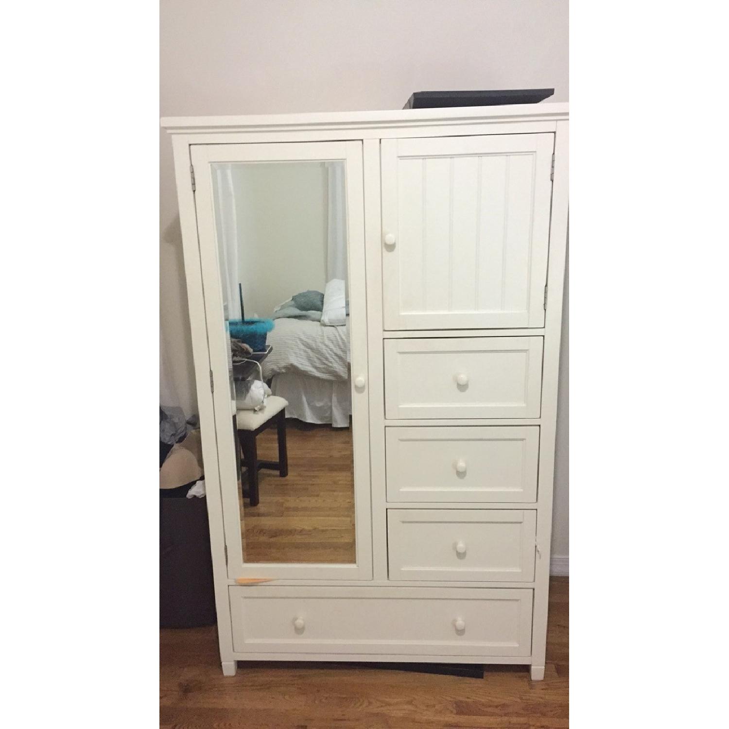 Pottery Barn Beadboard Chiffonier - image-1