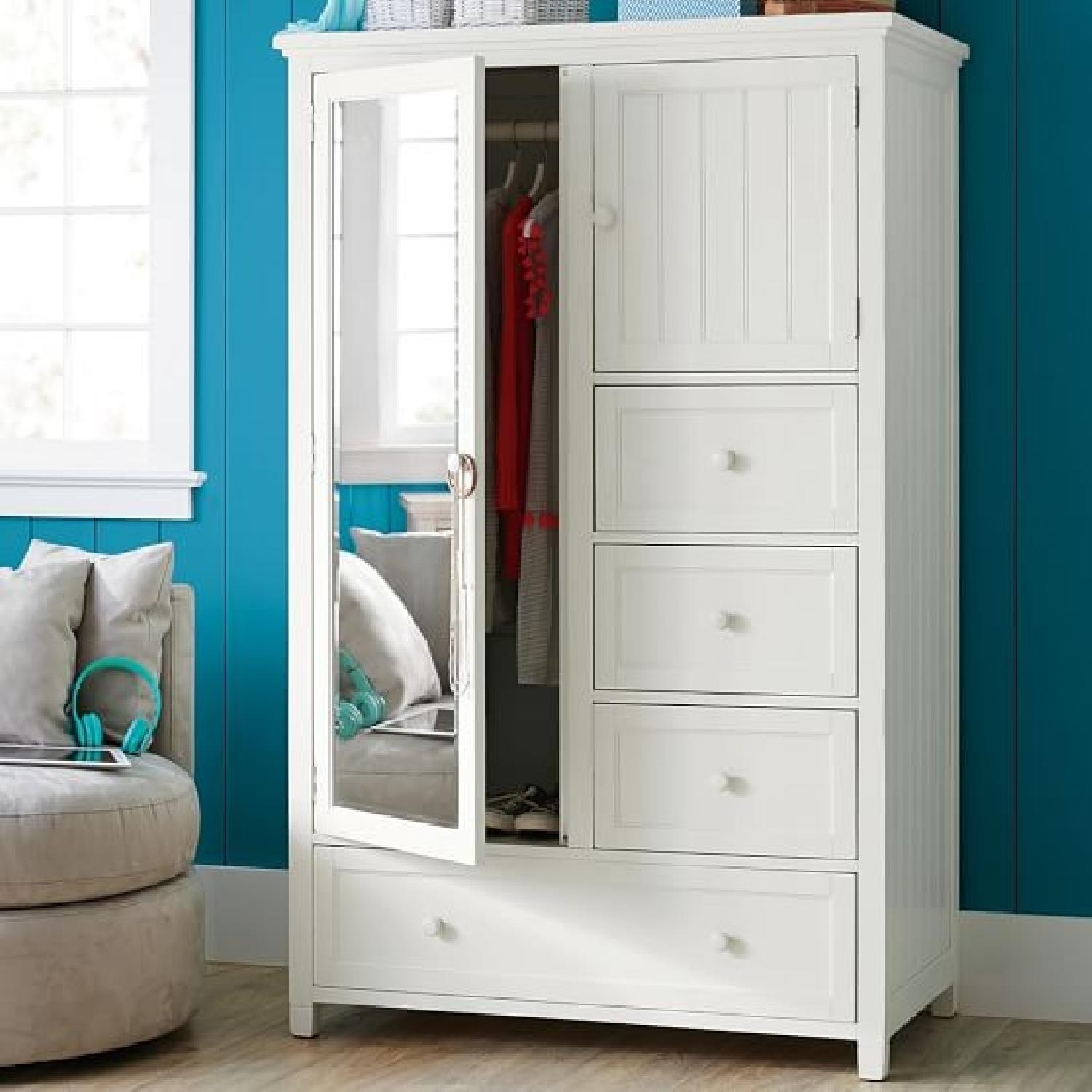 Pottery Barn Beadboard Chiffonier - image-0