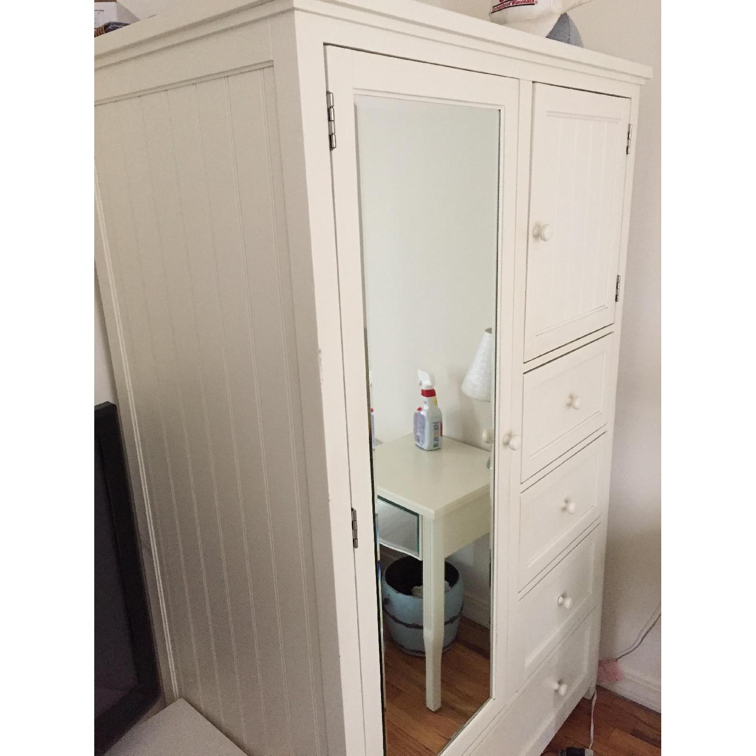 Pottery Barn Beadboard Chiffonier - image-6