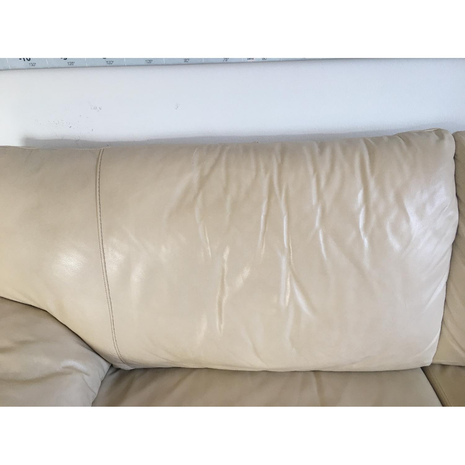 Ikea Leather Sofa bed - image-2