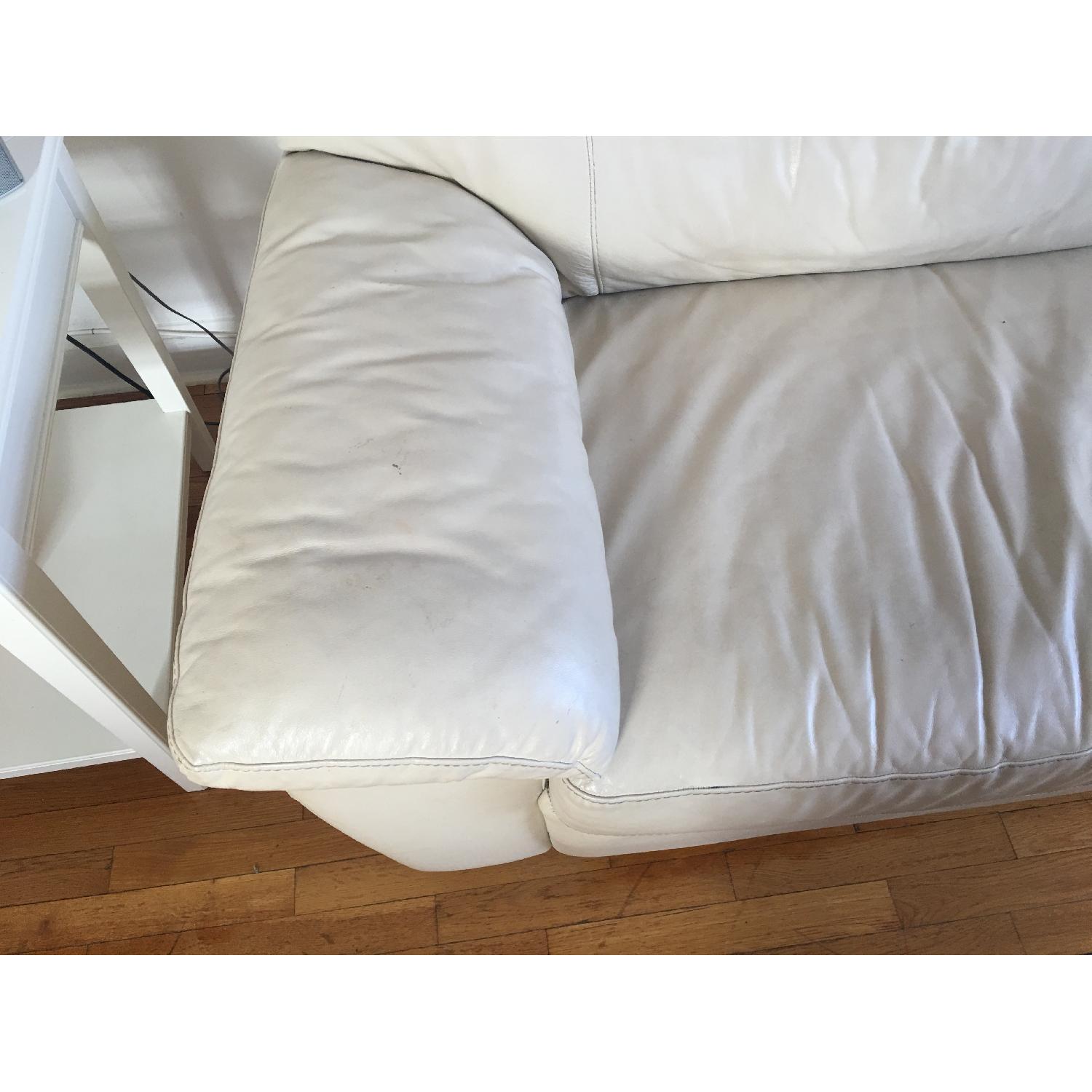 Ikea Leather Sofa bed - image-4