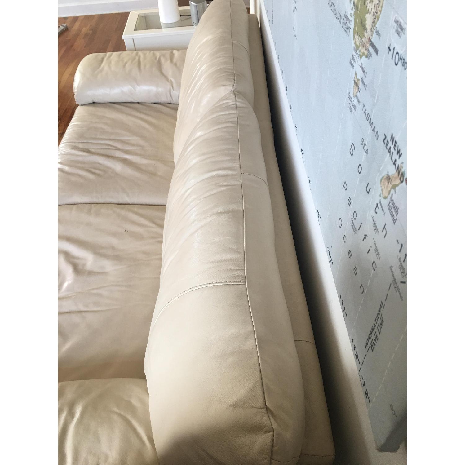 Ikea Leather Sofa bed - image-6