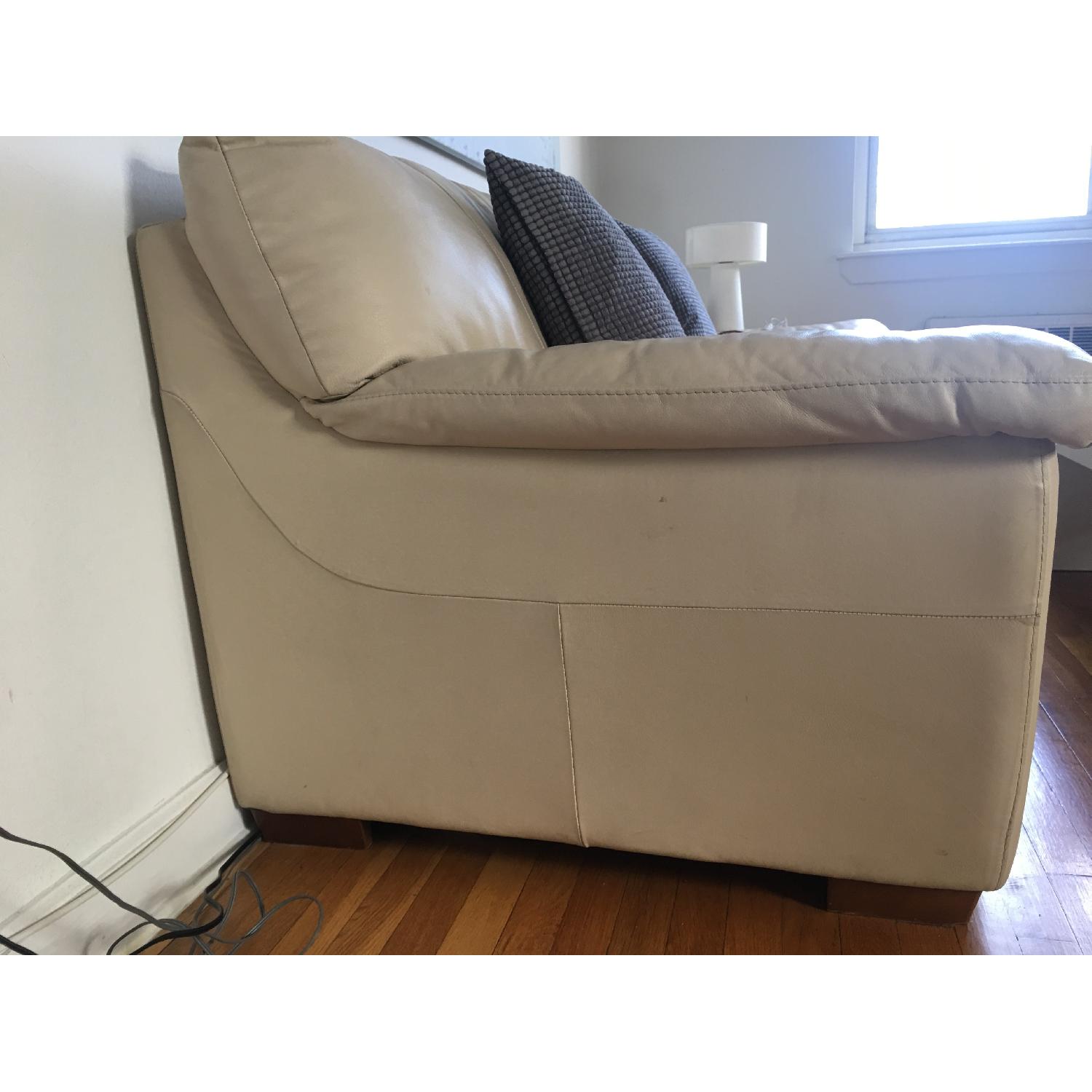 Ikea Leather Sofa bed - image-9