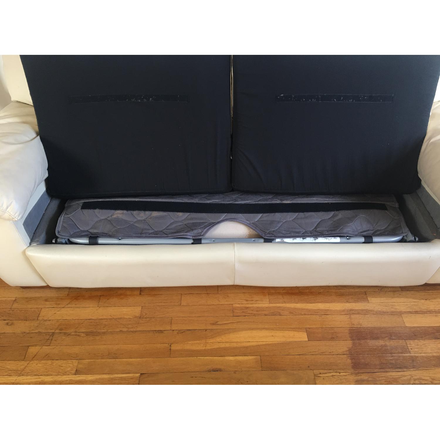 Ikea Leather Sofa bed - image-10