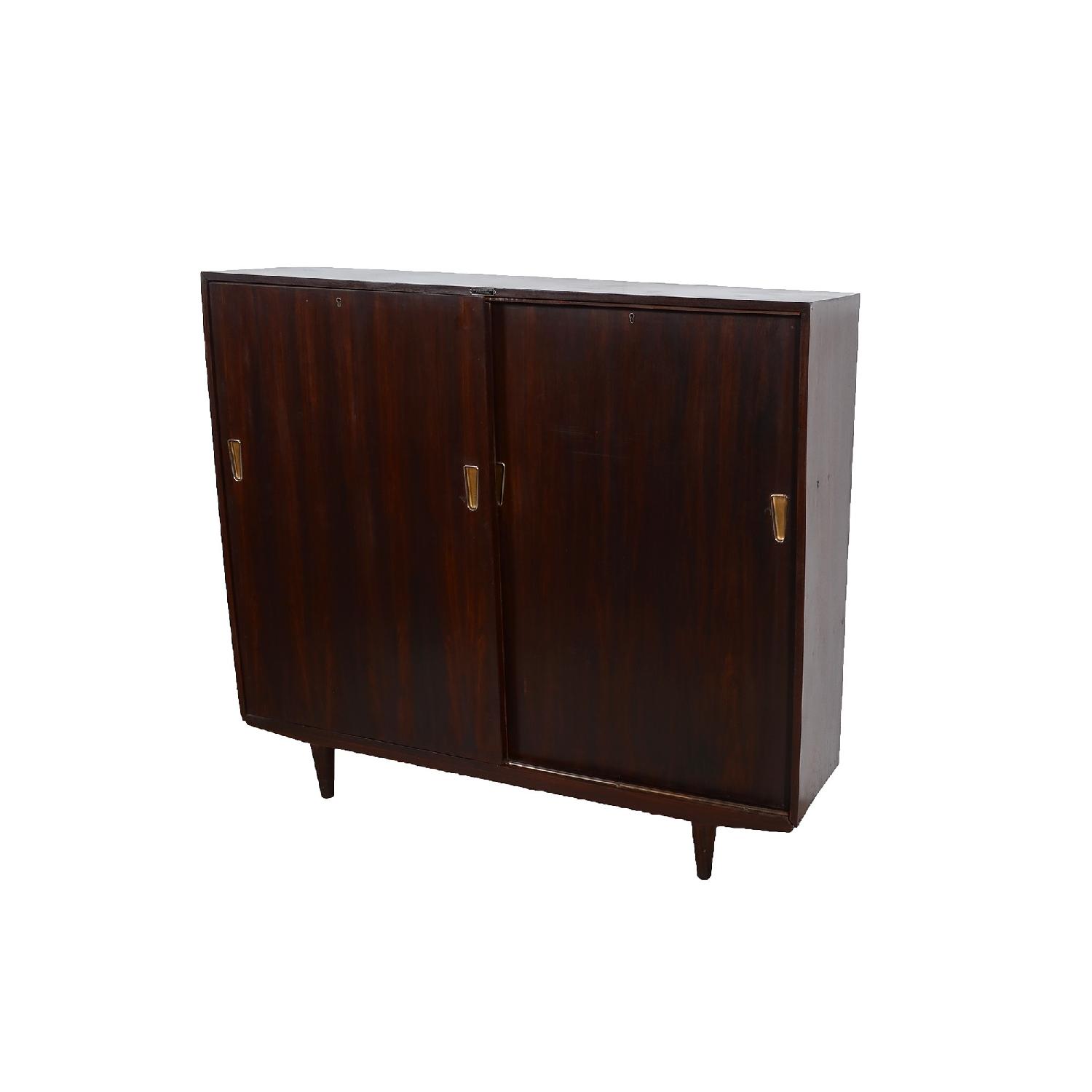 Mid Century Modern Rosewood Bookcase/Cabinet - image-1