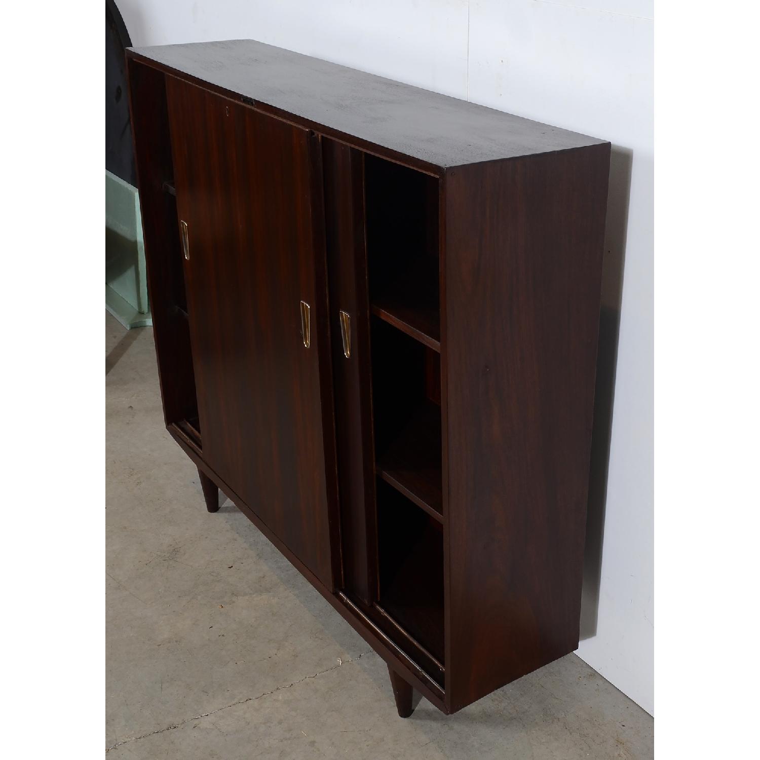 Mid Century Modern Rosewood Bookcase/Cabinet - image-2