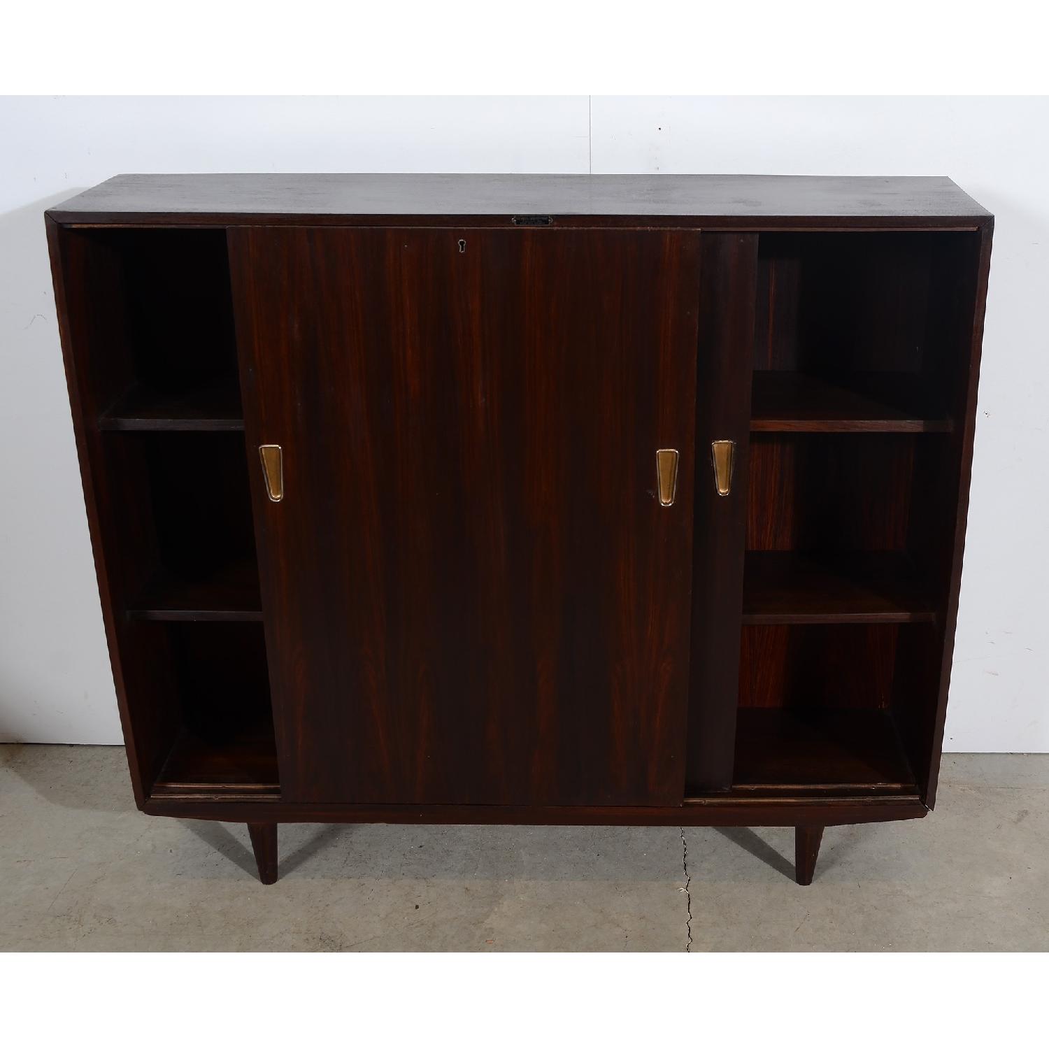 Mid Century Modern Rosewood Bookcase/Cabinet - image-5