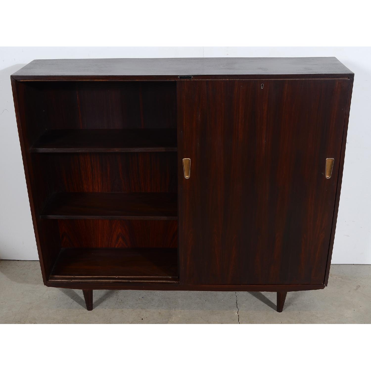 Mid Century Modern Rosewood Bookcase/Cabinet - image-6