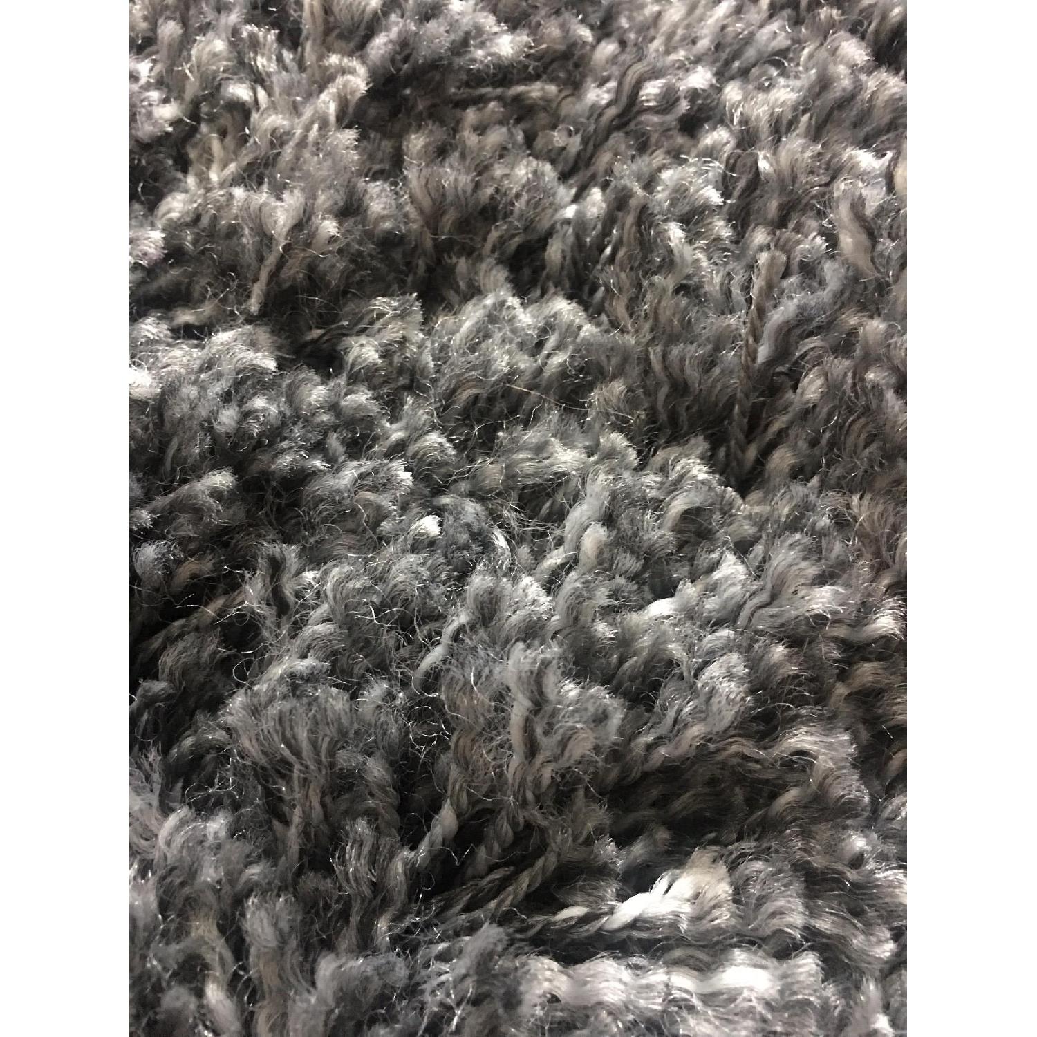 Ikea Dark Grey High Pile Rug - image-3