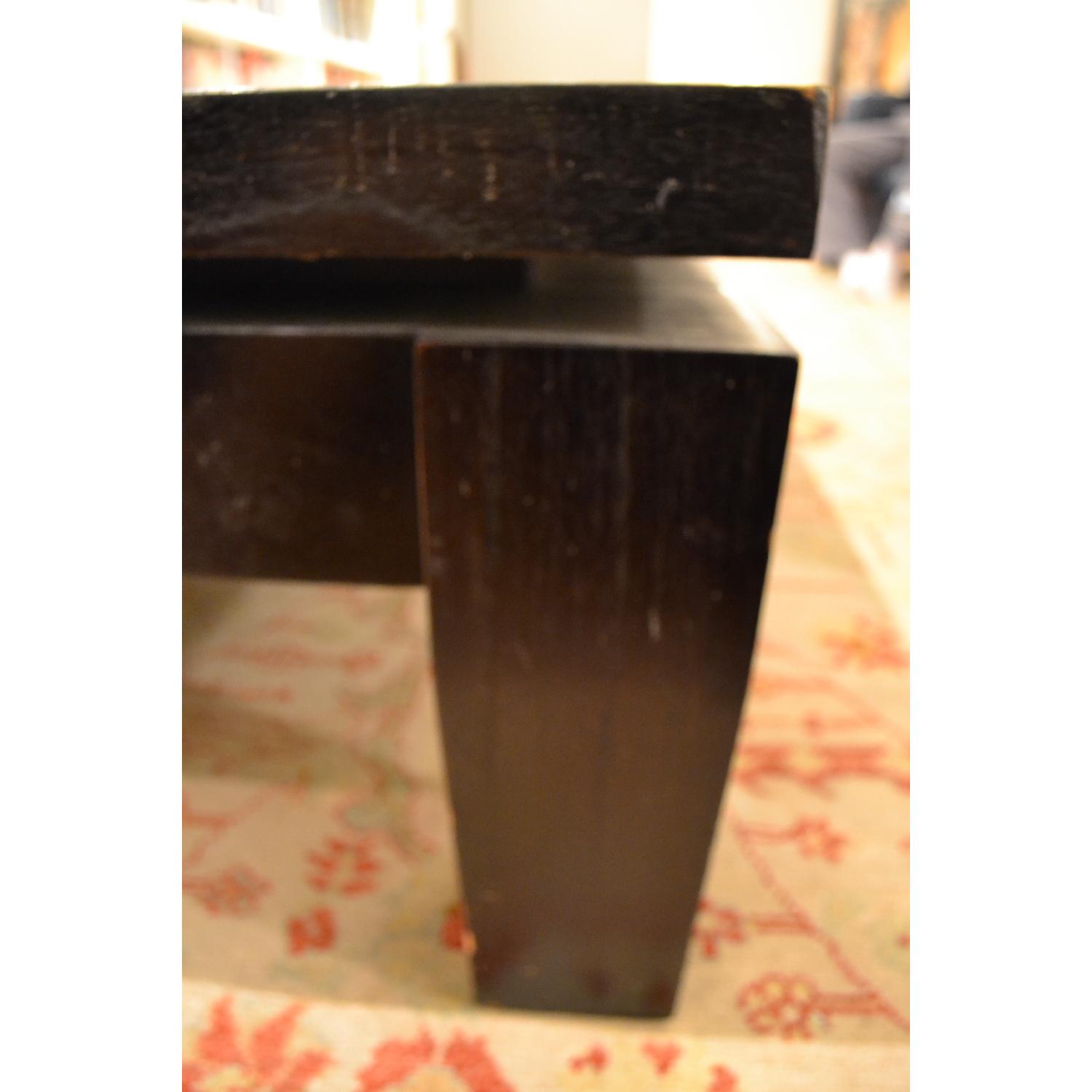 Black Solid Wood Coffee Table - image-8