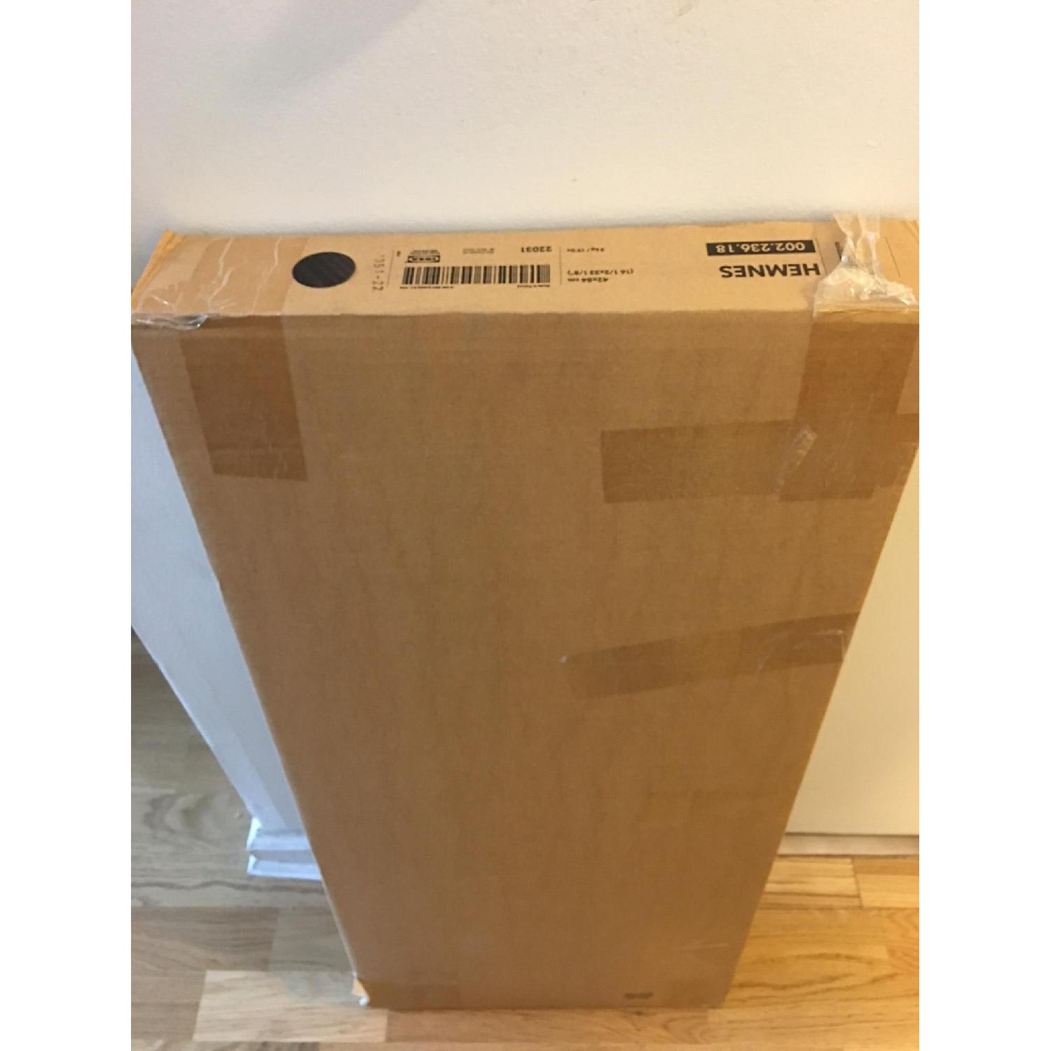 Ikea Hemnes Bathroom Shelf Unit in Black/Brown - image-3