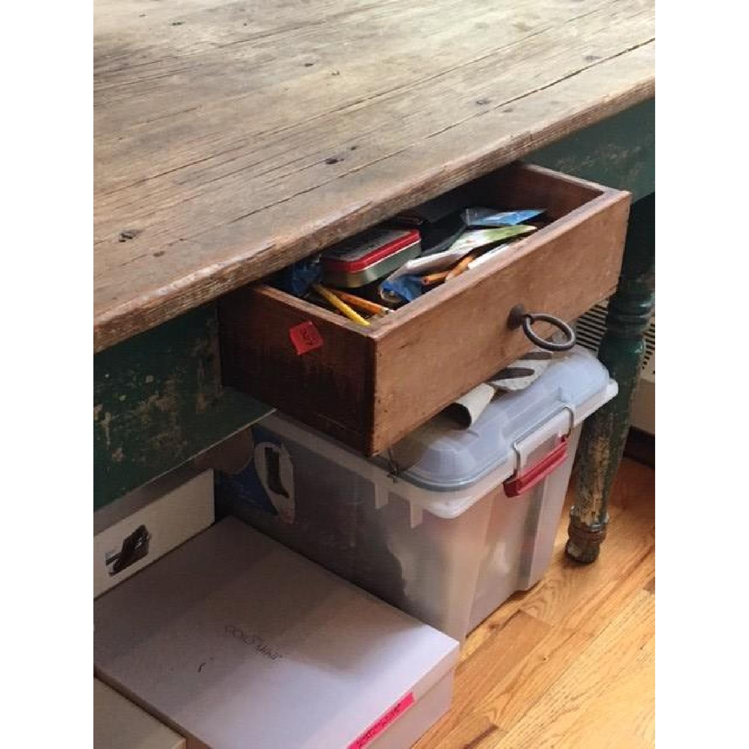 Antique Kitchen Table - image-5