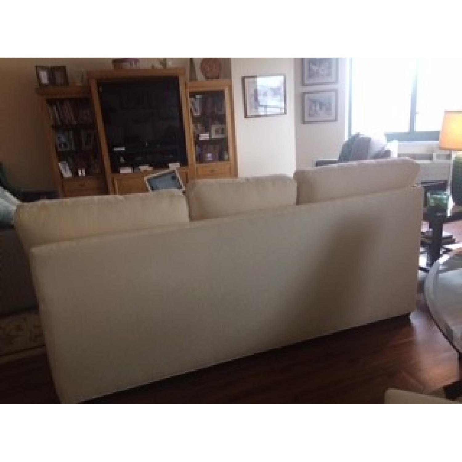 Thomasville Off-White Fabric Sofa - image-3