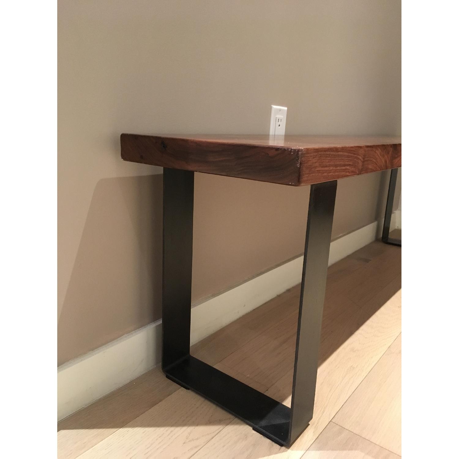 Mid-Century Modern Walnut Bench - image-2