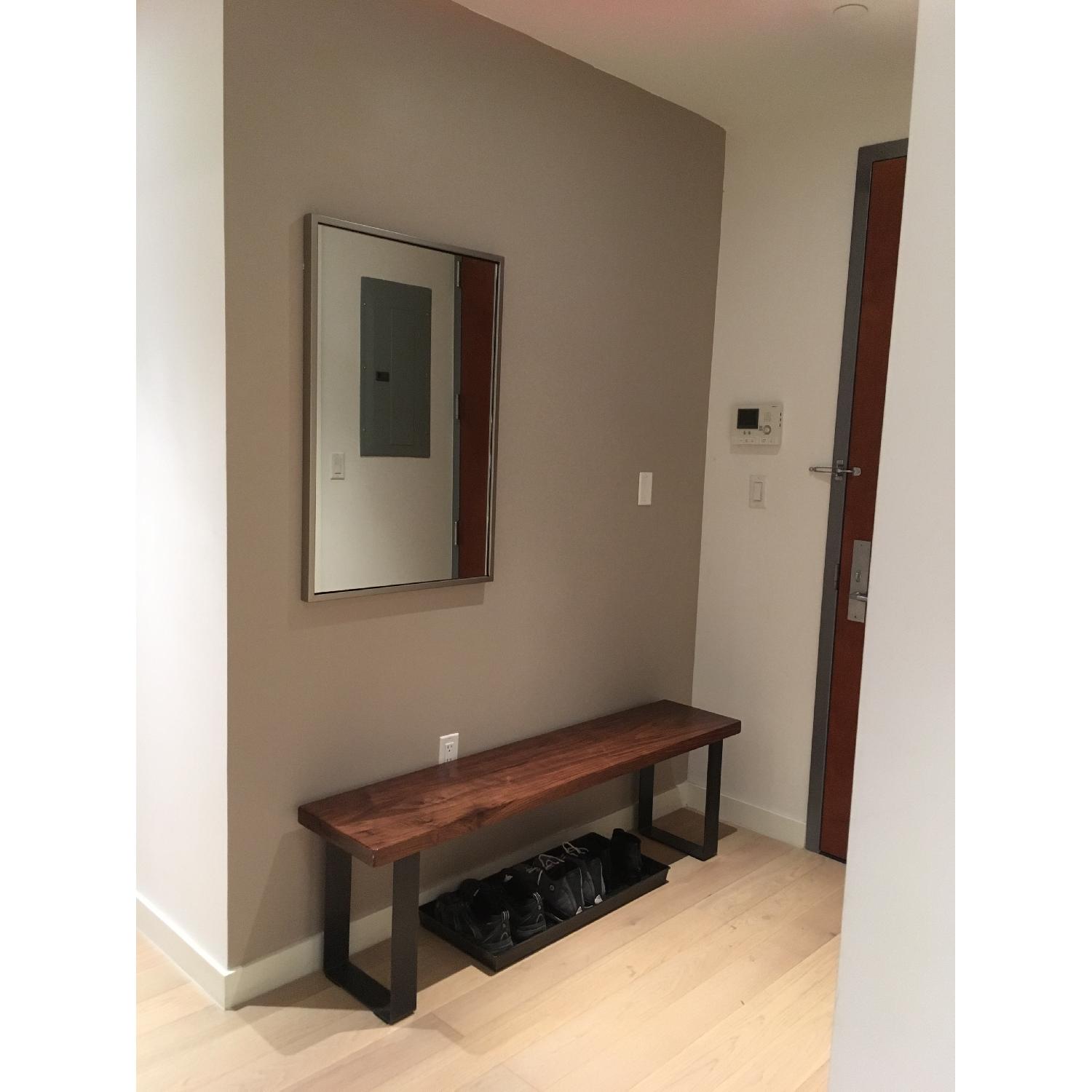 Mid-Century Modern Walnut Bench - image-5