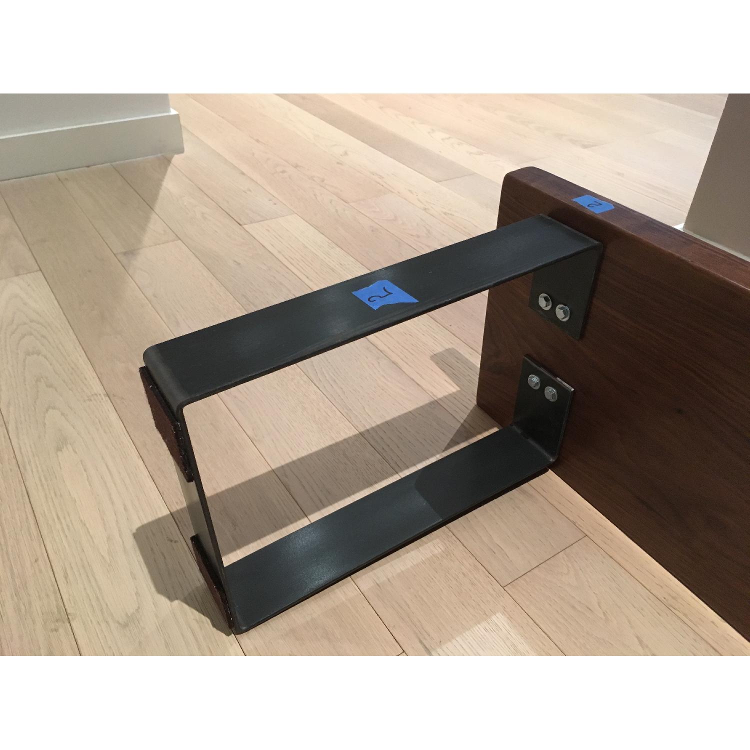 Mid-Century Modern Walnut Bench - image-7