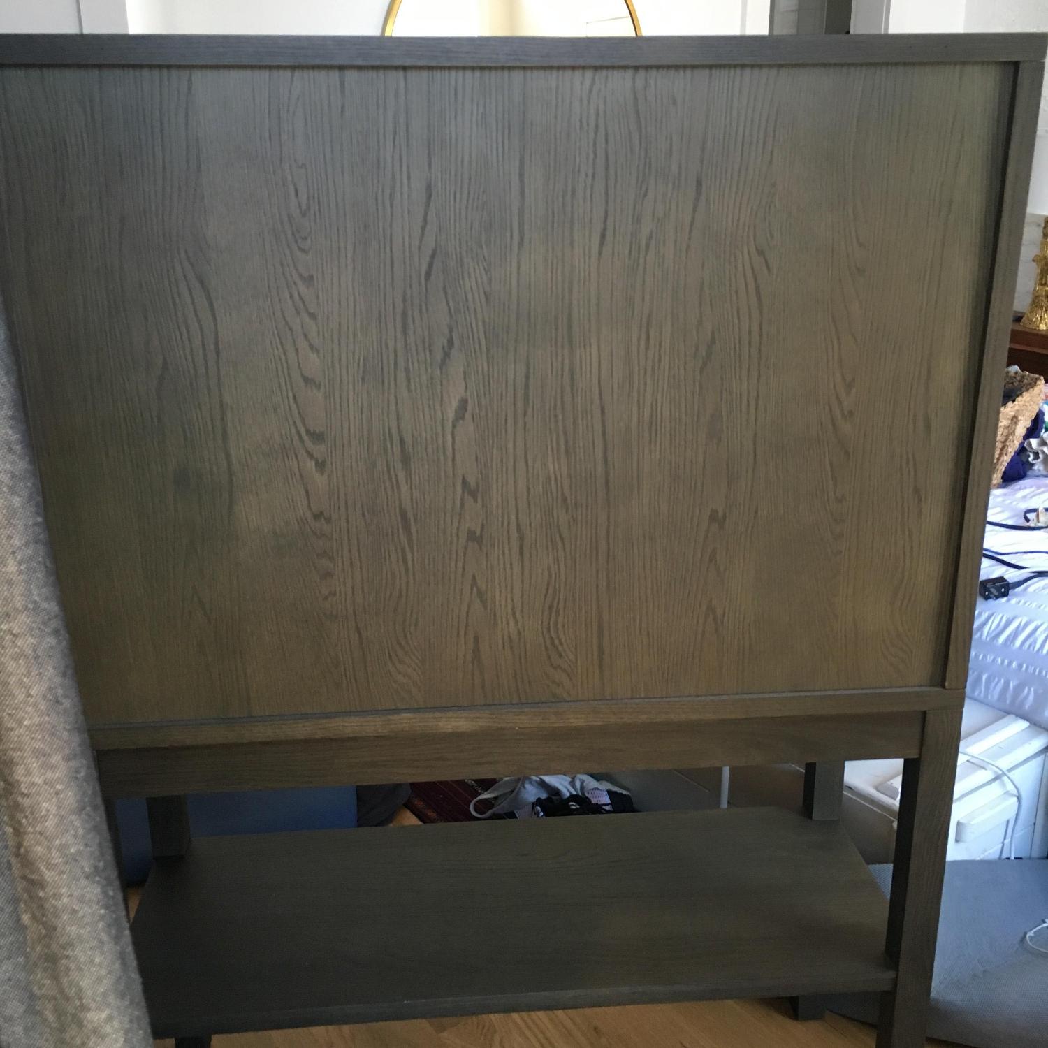 CB2 Greige Tall Credenza/Cabinet - image-6