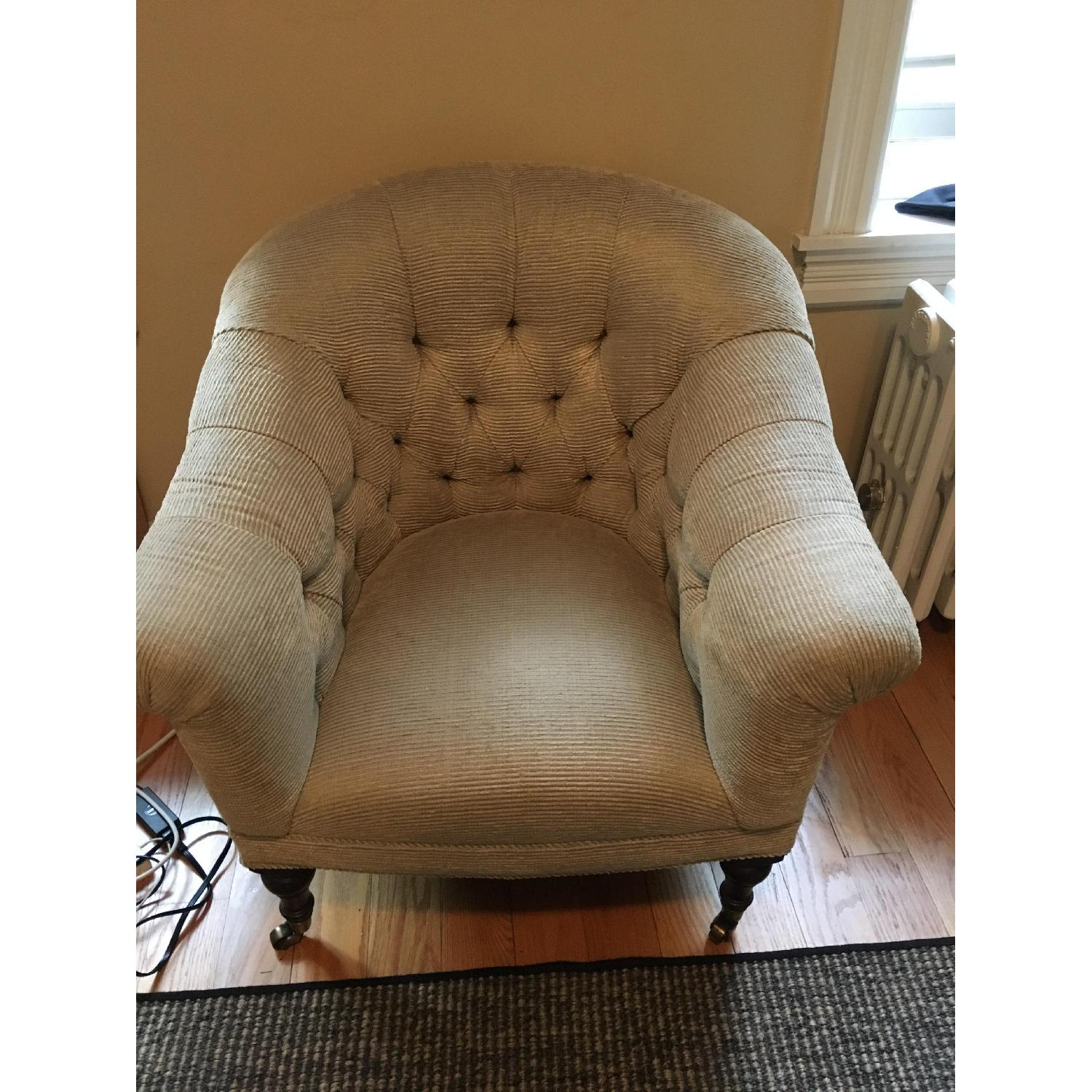 Lillian August Upholstered Shabby Chic Arm Chair - image-1