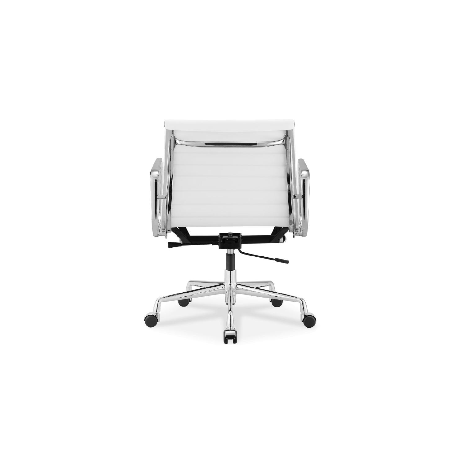 Eames Aluminium Group Management Style Office Chair Replica in White - image-4