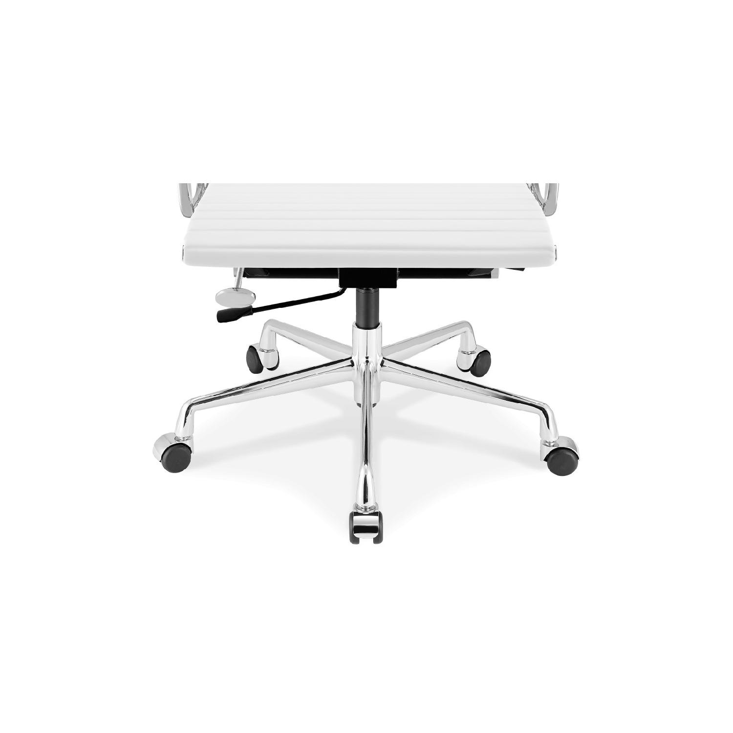 Eames Aluminium Group Management Style Office Chair Replica in White - image-5