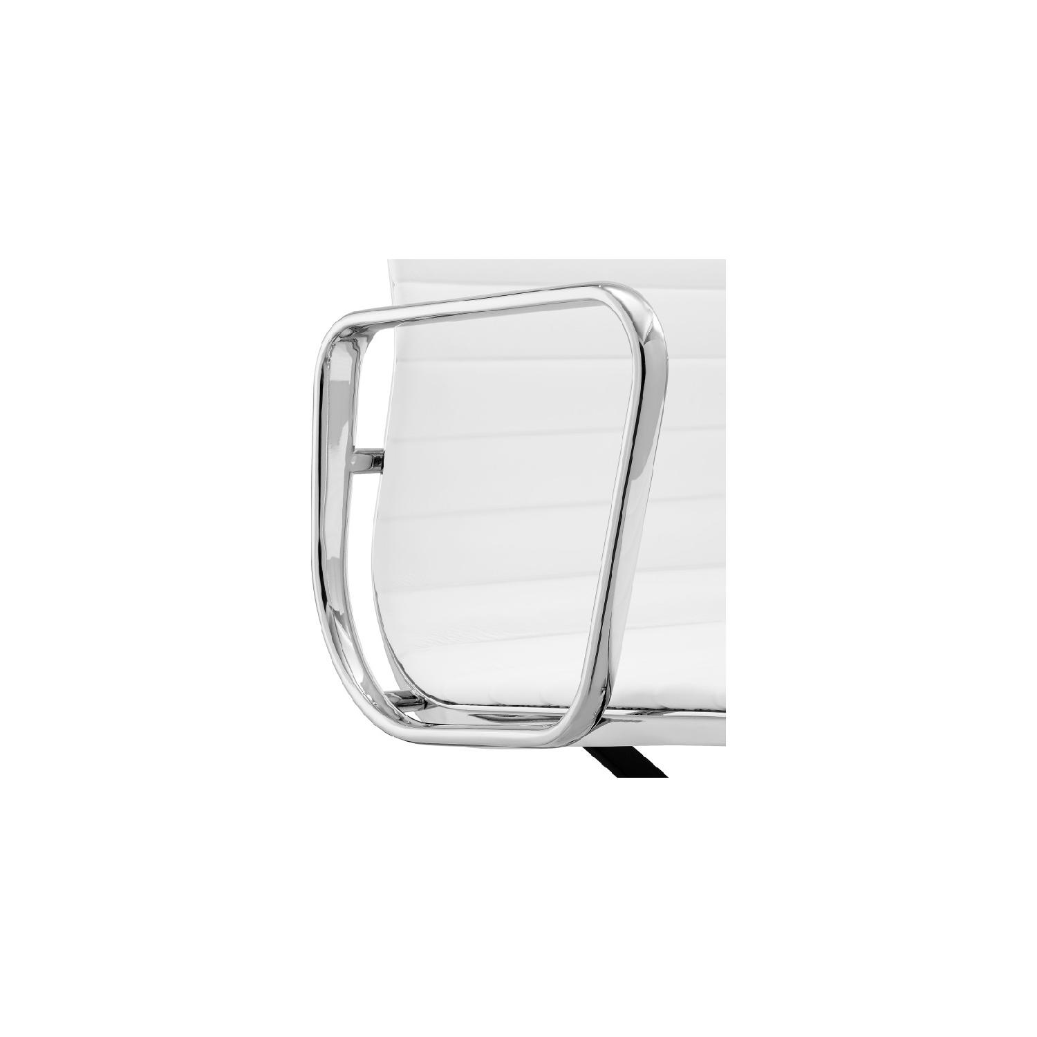 Eames Aluminium Group Management Style Office Chair Replica in White - image-6