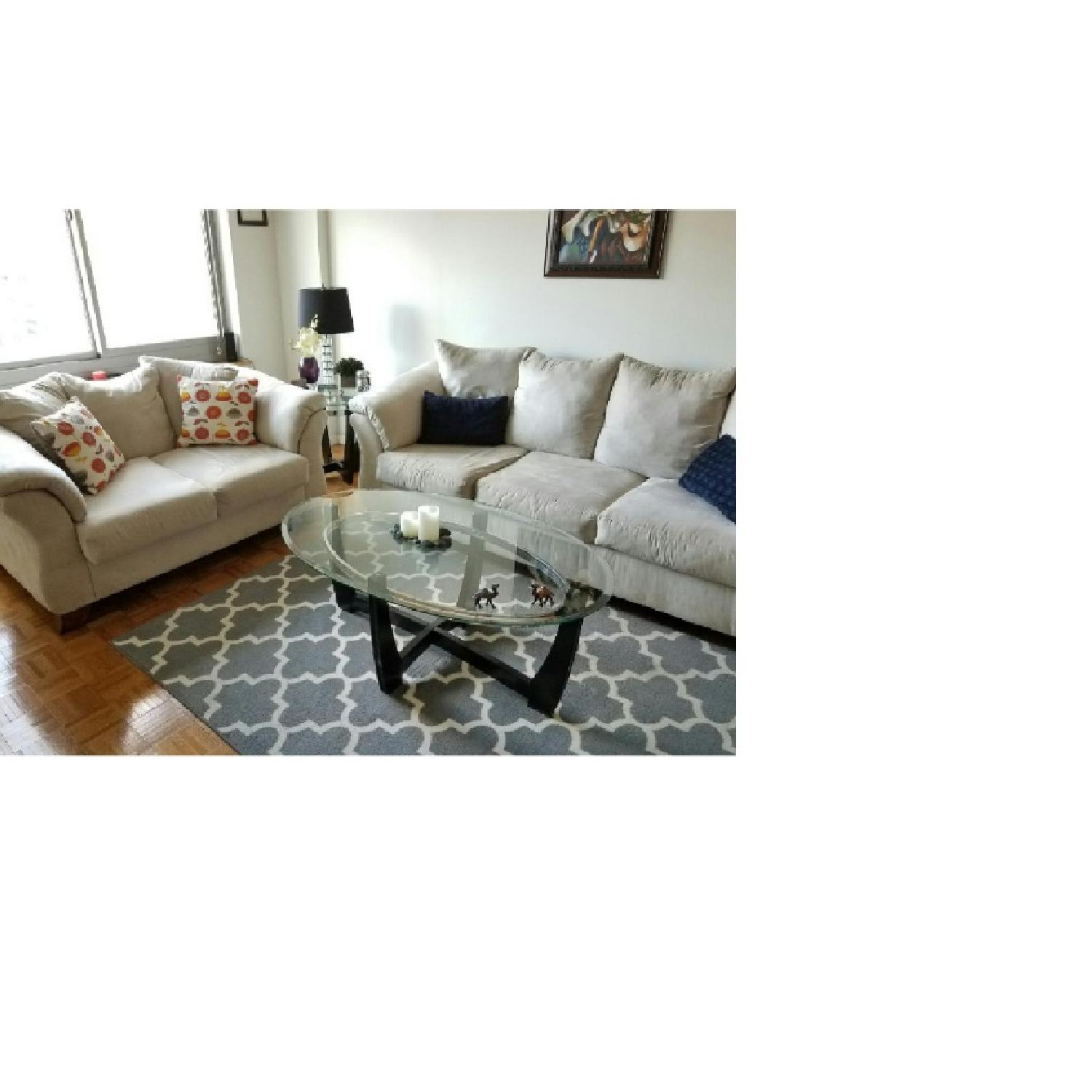 Fretwork Gray Rug - image-2