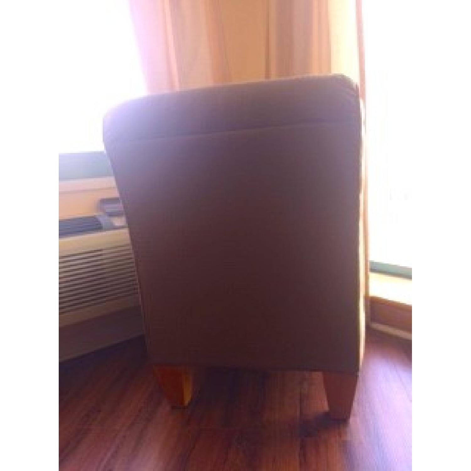 Ethan Allen Armless Slipper Chair in Sage Green - image-3