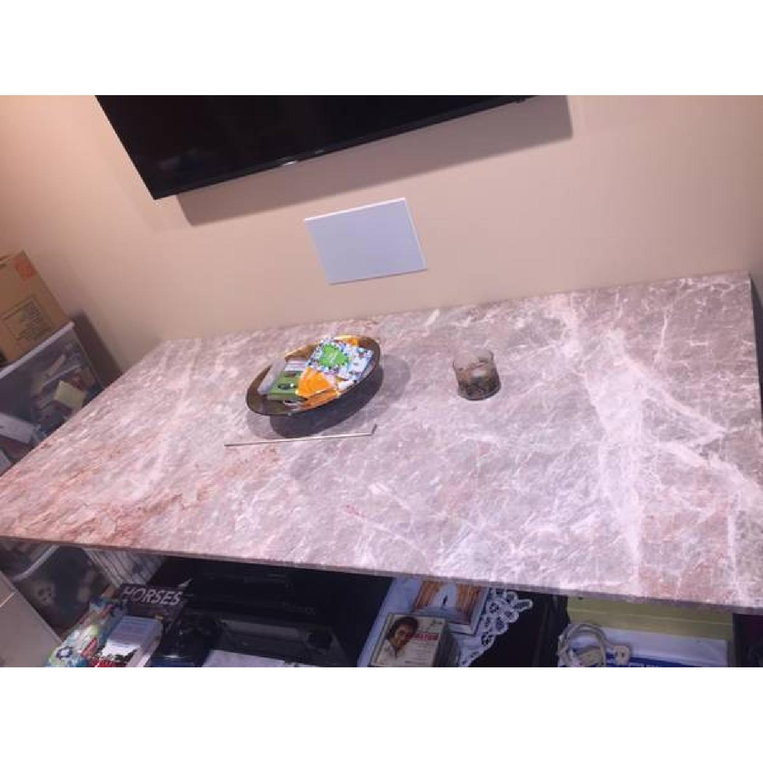 Solid Marble Dining Room Table - image-1