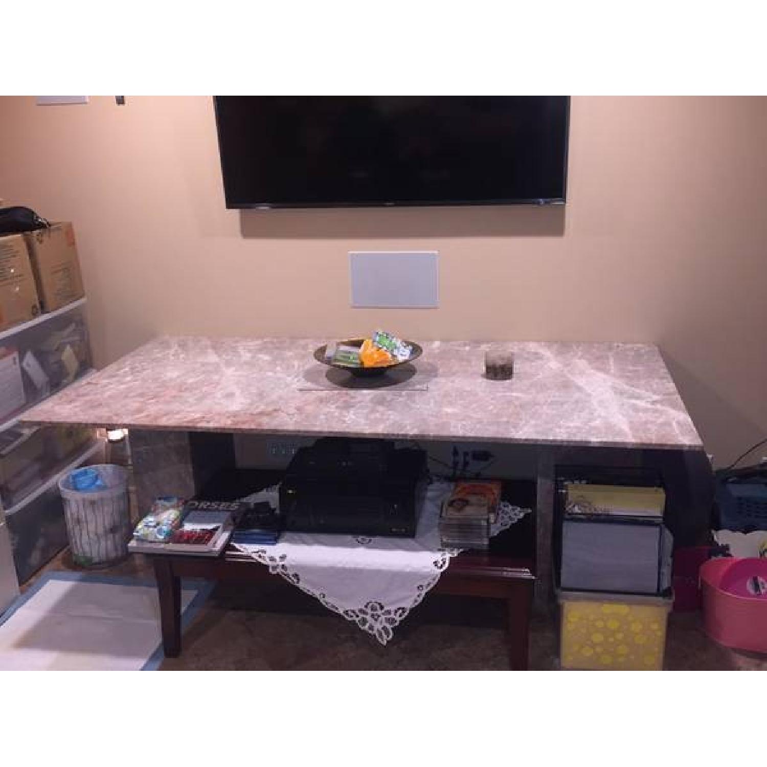 Solid Marble Dining Room Table - image-3
