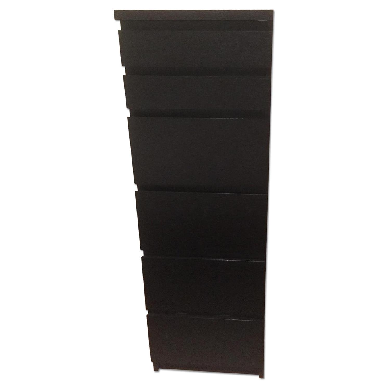 Ikea Malm Black Dresser - AptDeco