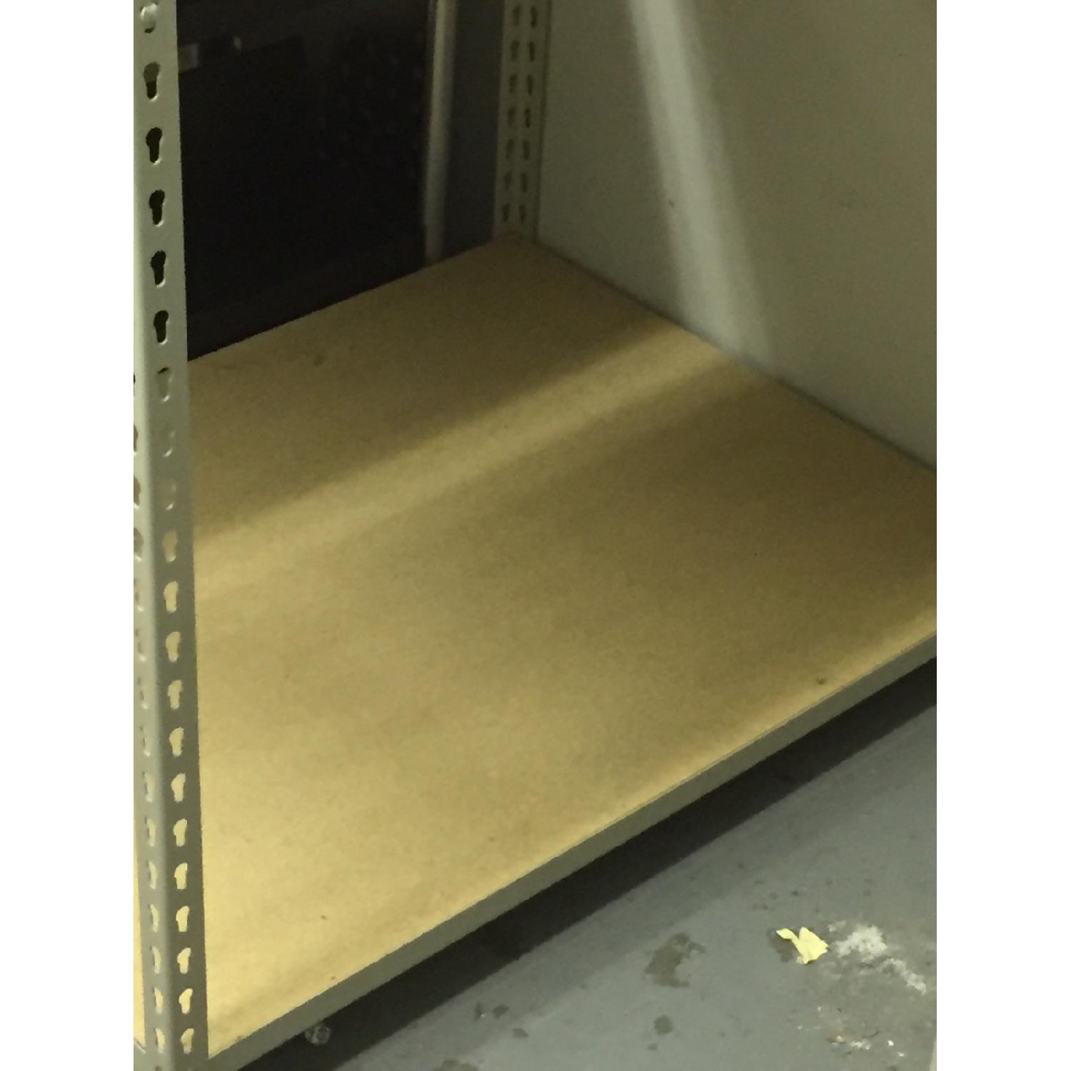 Adjustable Wooden Shelving Unit AptDeco