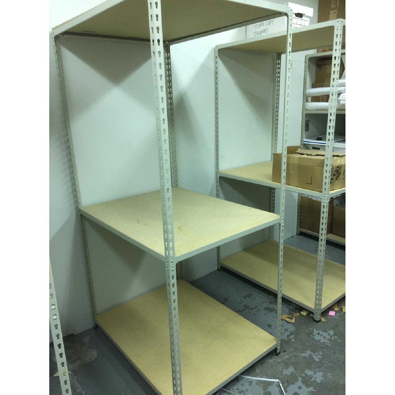 Adjustable Wooden Shelving Unit AptDeco
