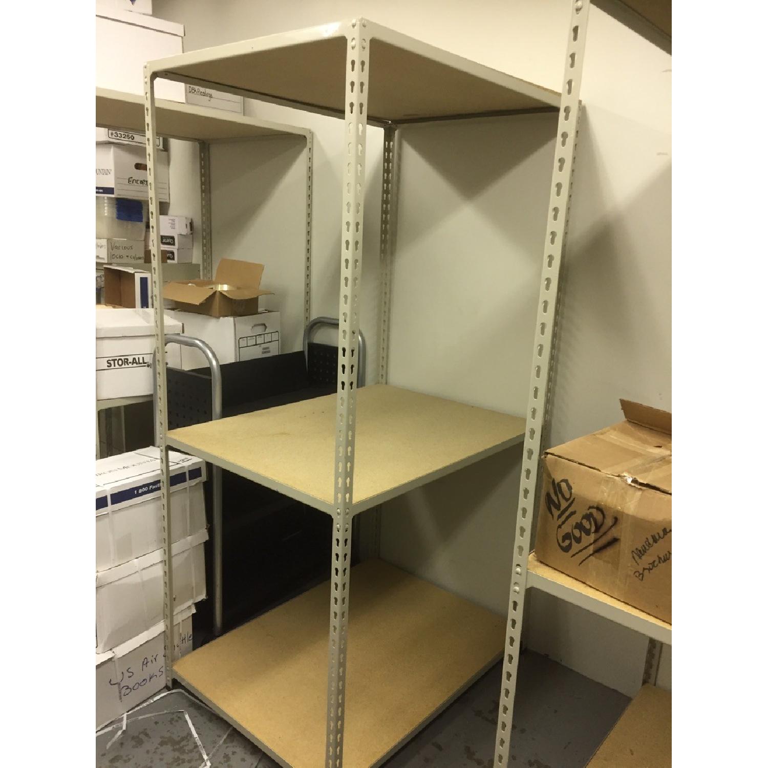 Adjustable Wooden Shelving Unit AptDeco