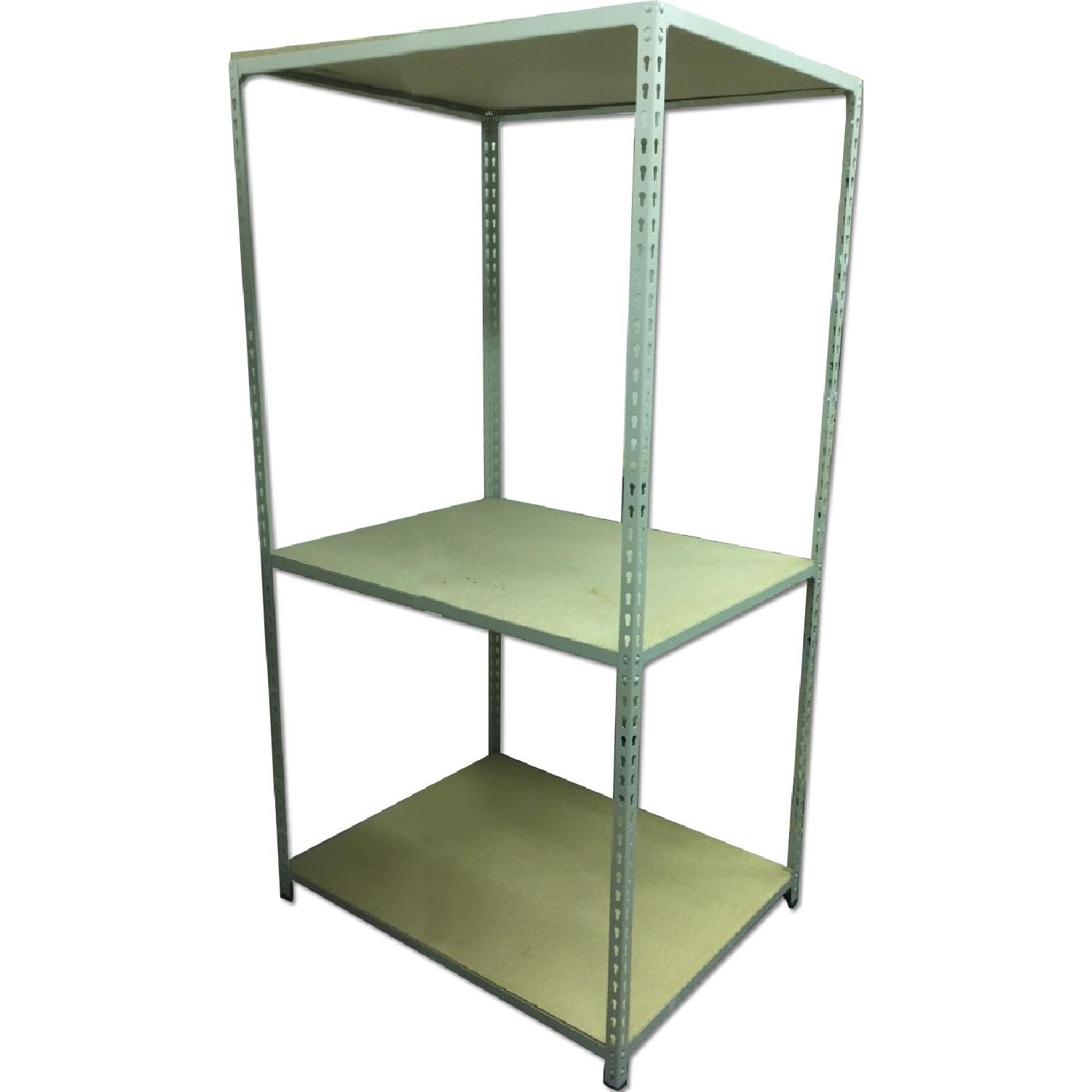 Adjustable Wooden Shelving Unit AptDeco