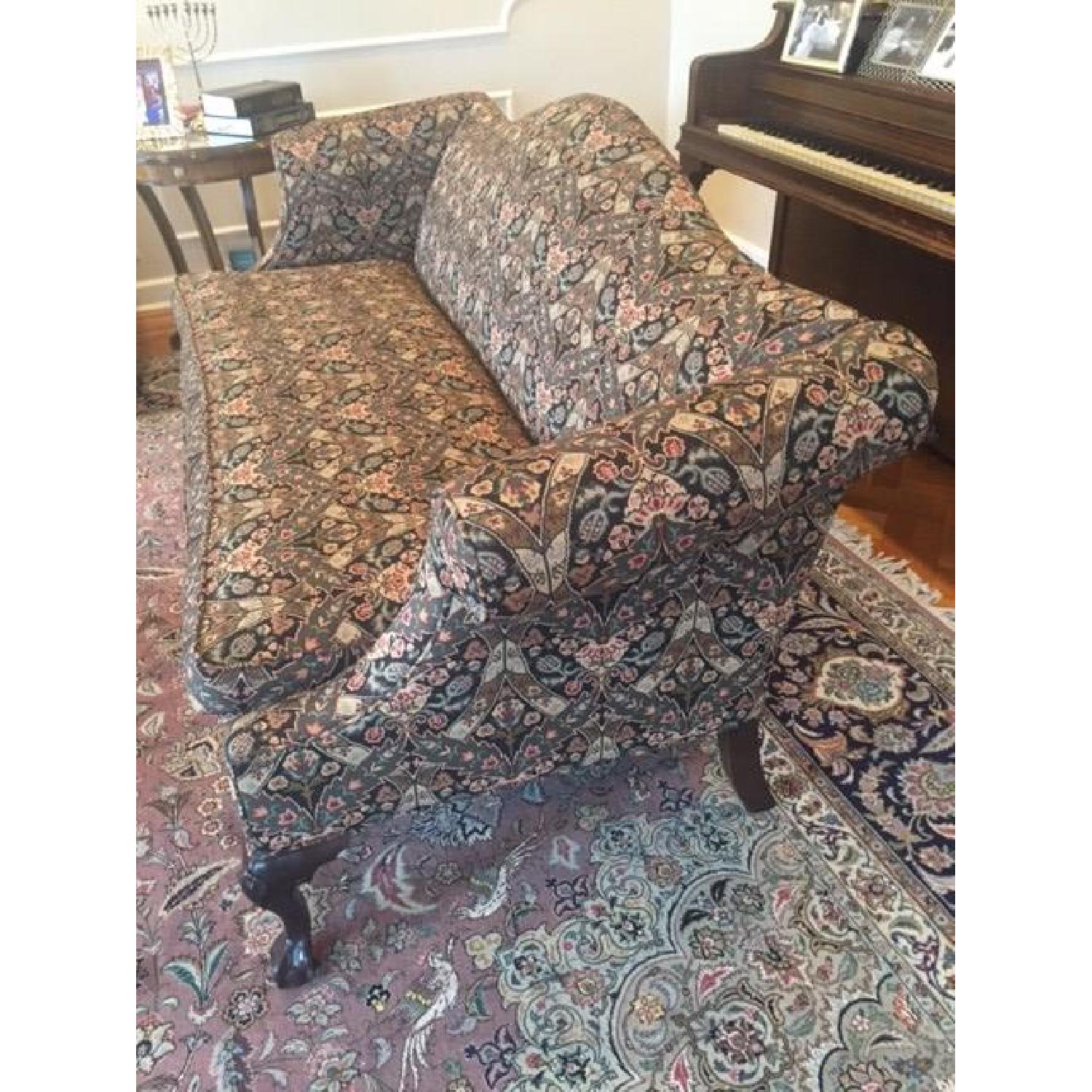 Ethan Allen Patterned Sofa - image-2
