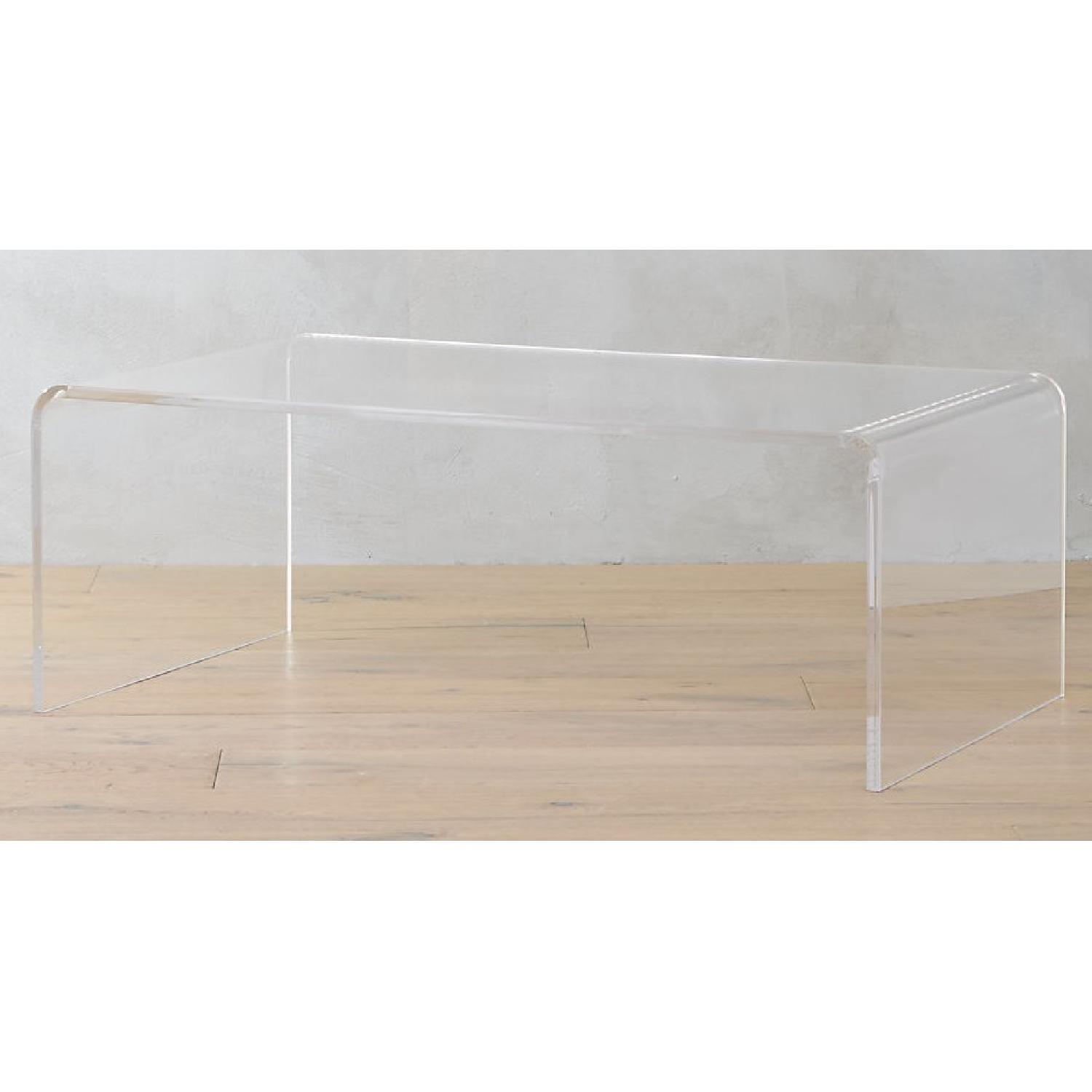 CB2 Peekaboo Acrylic Coffee Table - image-1