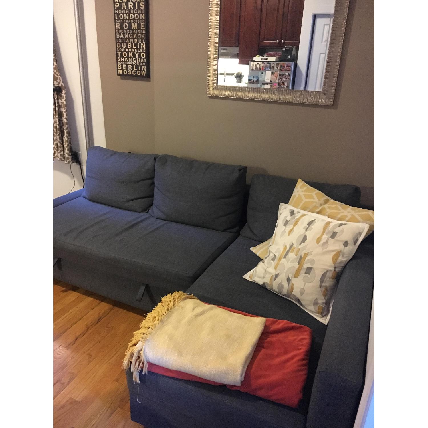 Ikea Fabric Sleeper Sofa - image-1