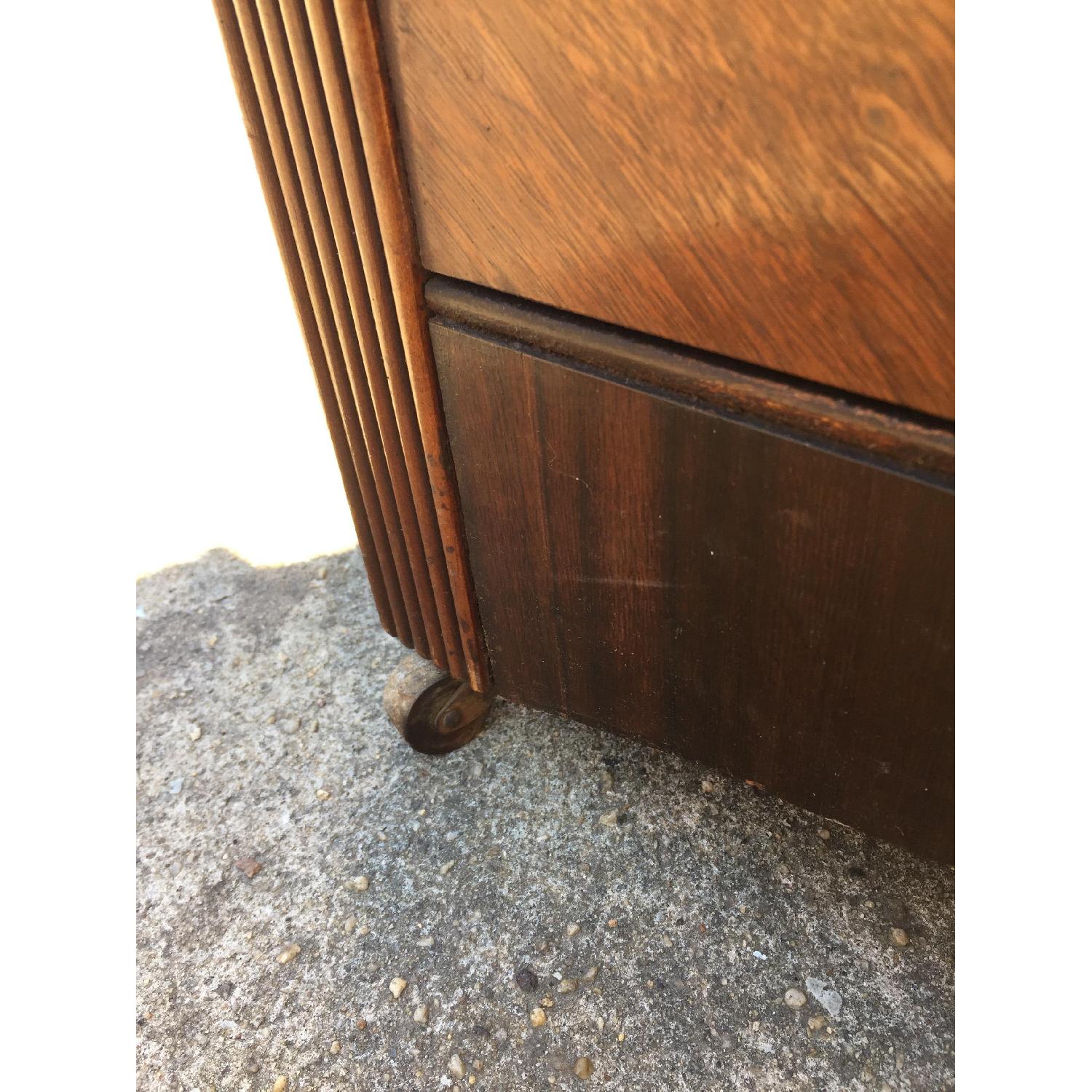 1920's Art Deco Waterfall w/ Drawer & Shelves AptDeco