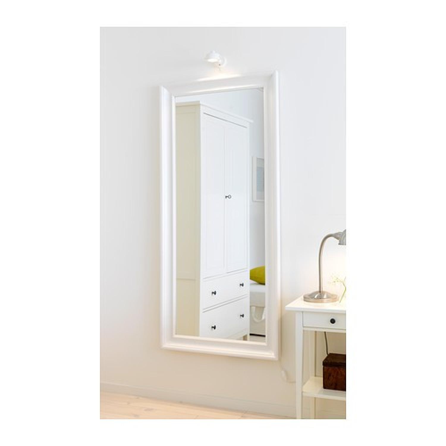 Ikea Hemnes Mirror in White AptDeco