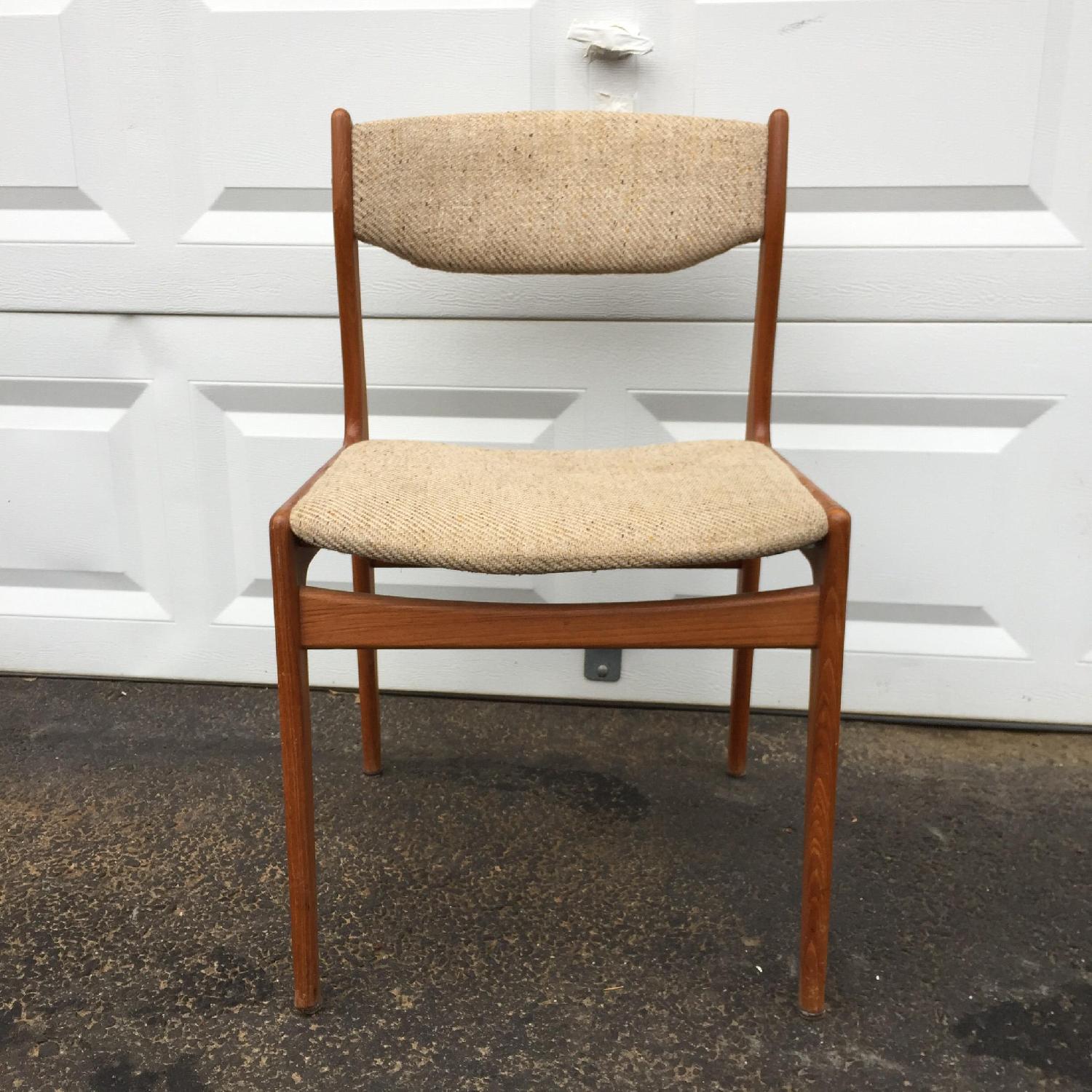 Mid-Century Style Teak Dining Chairs - image-1