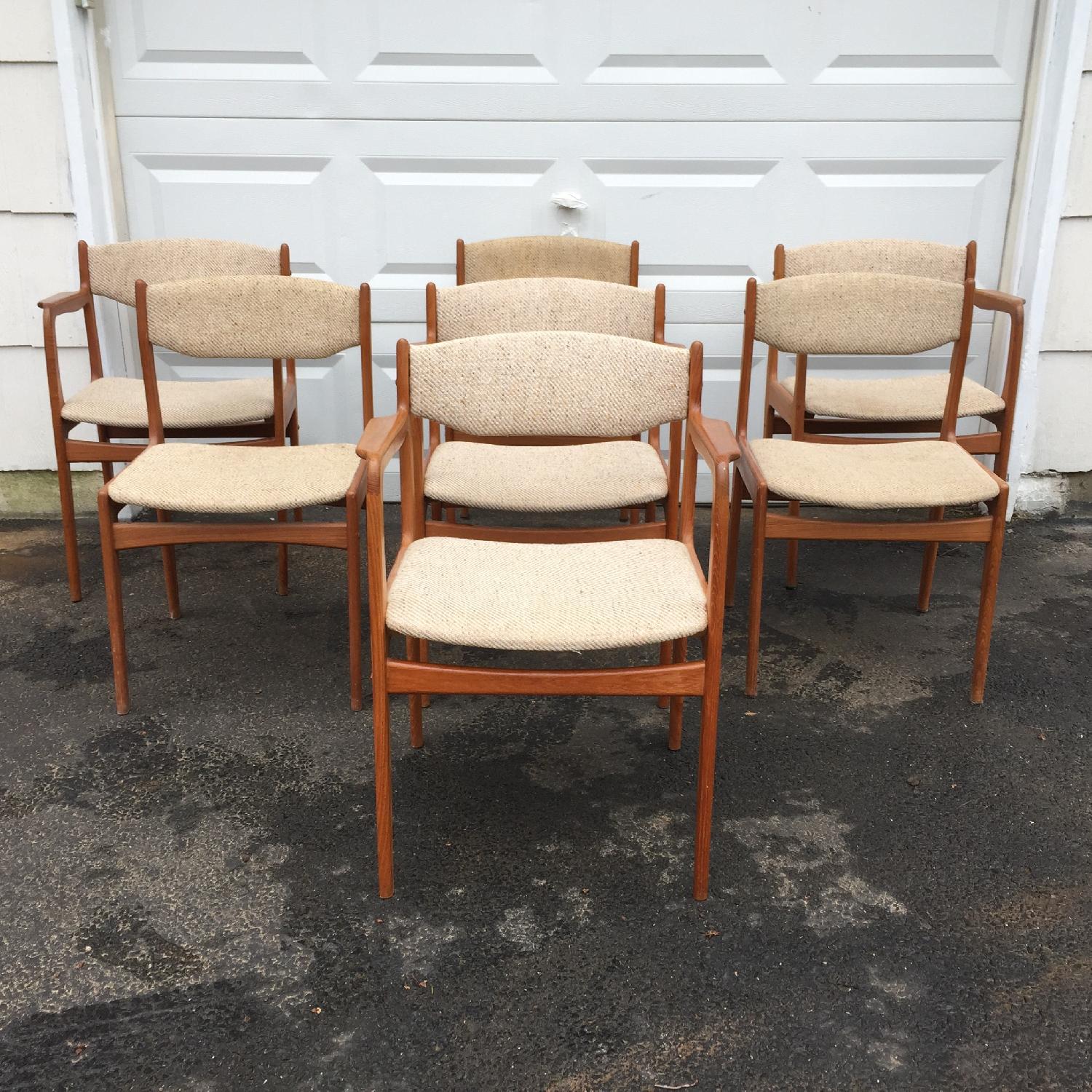 Mid-Century Style Teak Dining Chairs - image-7
